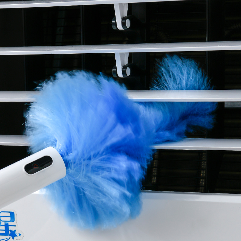 鸡毛掸子除尘 家用可伸缩电动掸子 360度卫生灰尘清洁器详情图7