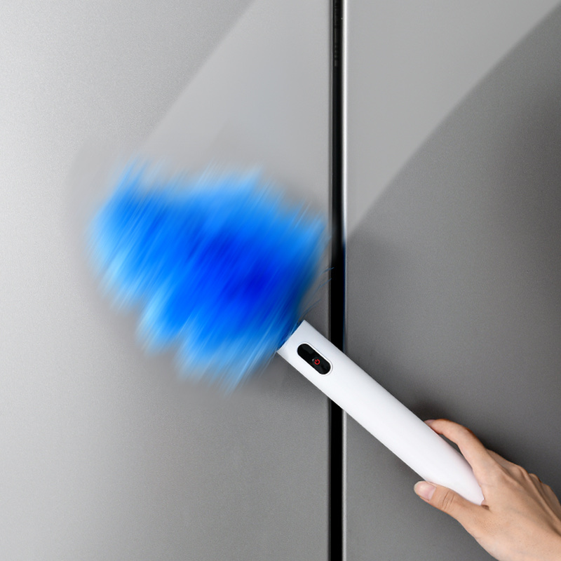 鸡毛掸子除尘 家用可伸缩电动掸子 360度卫生灰尘清洁器详情图4