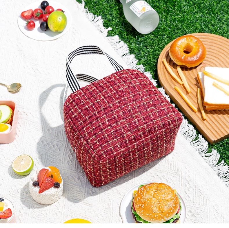 New Xiaoxiangfeng insulated lunch box bag for outdoor lunch, large-capacity thickened aluminum foil lunch bag for work detail image 10