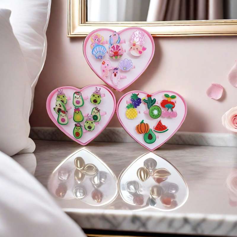 Children, acrylic, 9 rings in a box. For more products, please consult at store A2-3113, 13957918239 detail image 4