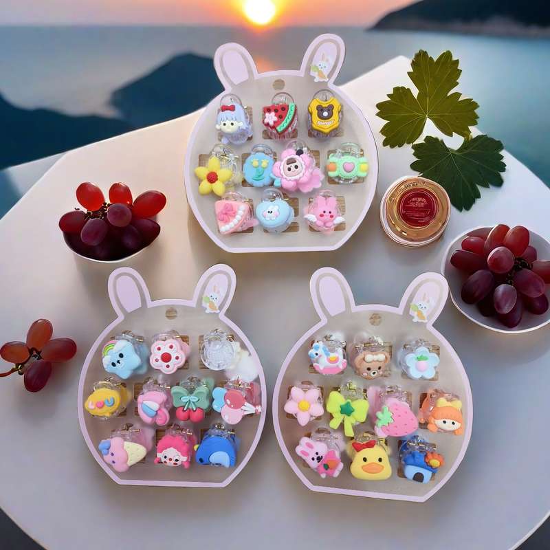 儿童PVC软胶发夹更多产品可到A2-3113商位13957918239产品图