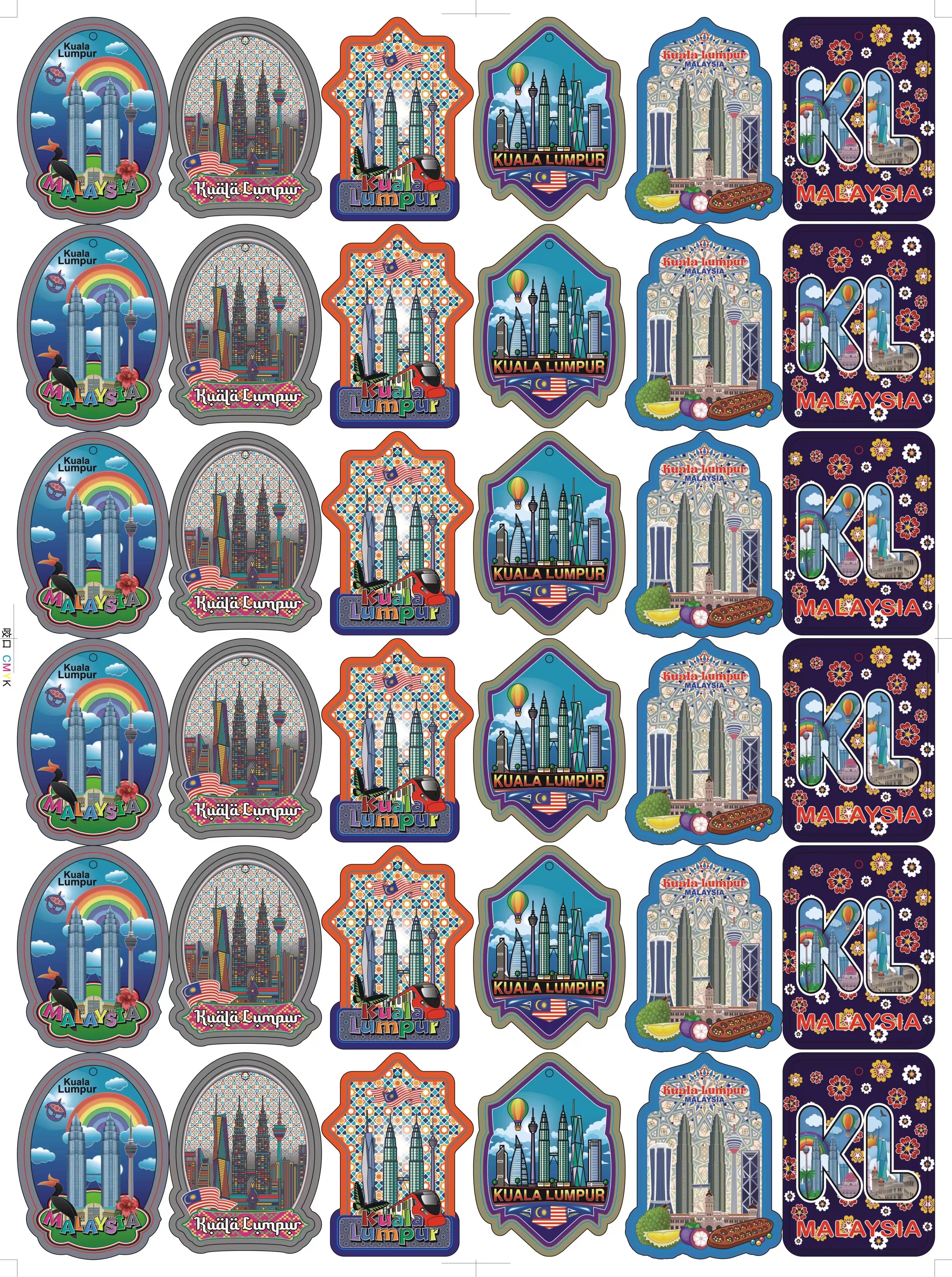 Customized refrigerator stickers for urban tourism from manufacturers, wholesale of household daily necessities, souvenirs, gifts, creative magnets and creative accessories detail image 4