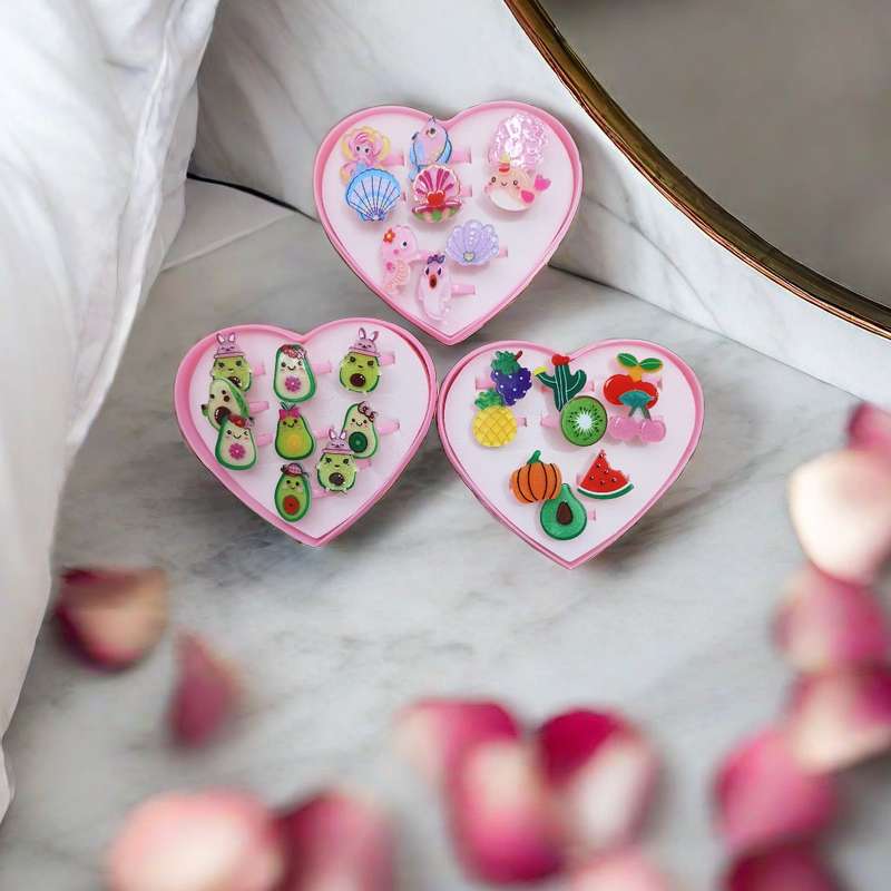 Children, acrylic, 9 rings in a box. For more products, please consult at store A2-3113, 13957918239 Specification image