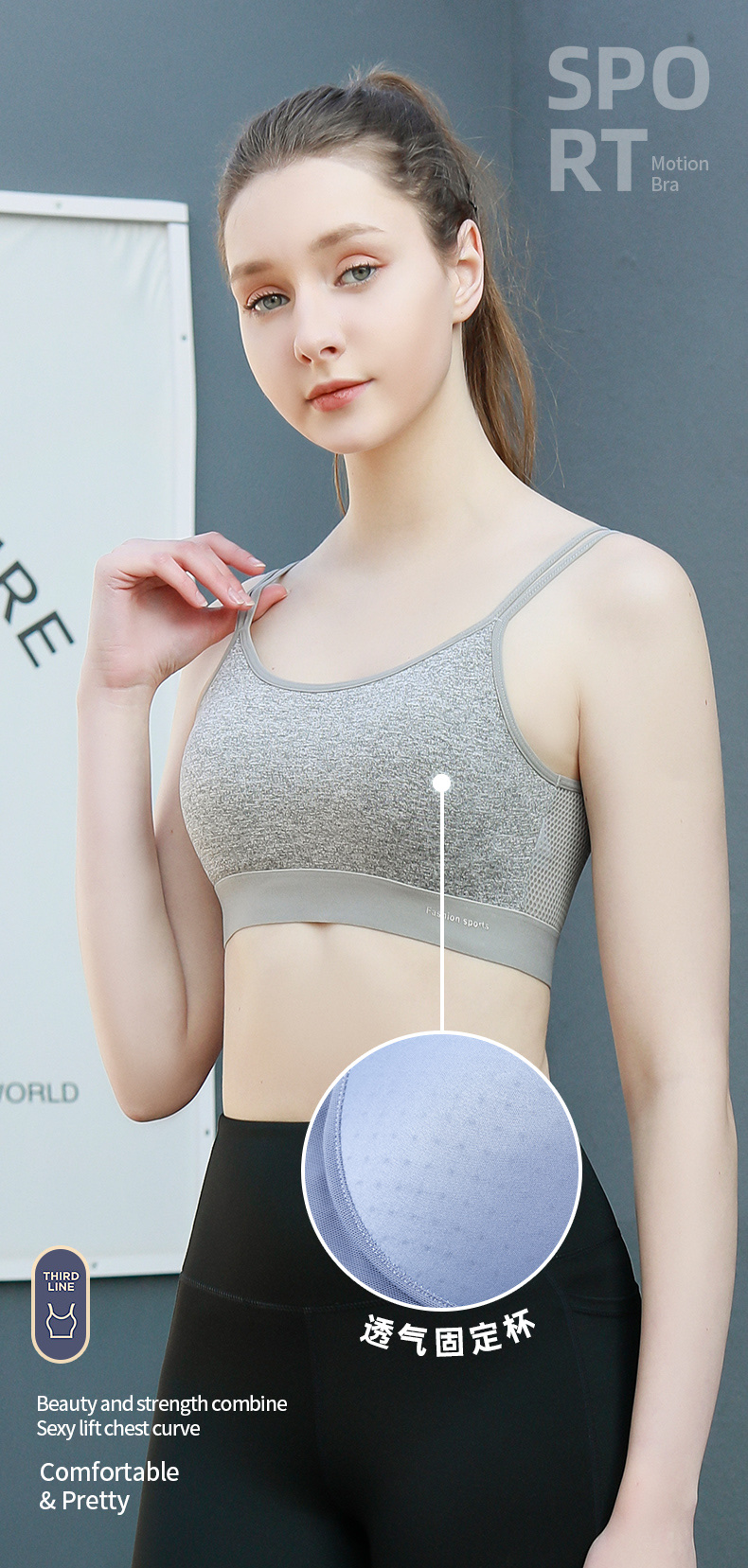 2089 Change Change Pilates Exercise Yoga Beautiful Back Vest (M L Two Sizes) Application Scenario