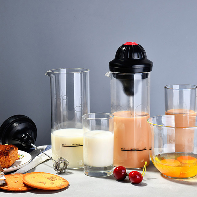 Multi-functional household milk frother, milk frother, coffee milk frother, beverage mixing cup, portable electric mixer Specification image