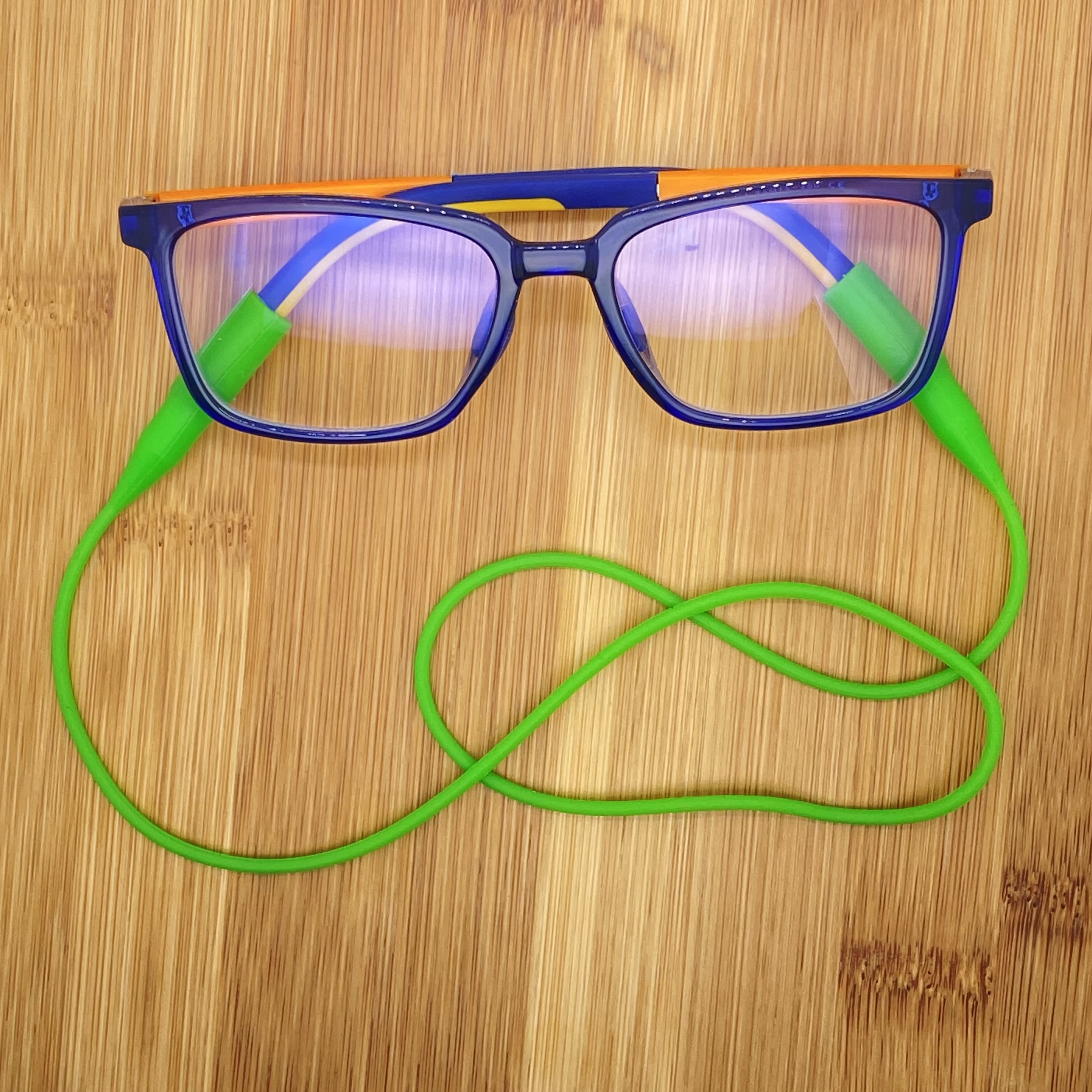 JX0091Y116 round-ended silicone eyeglass lanyard details Picture