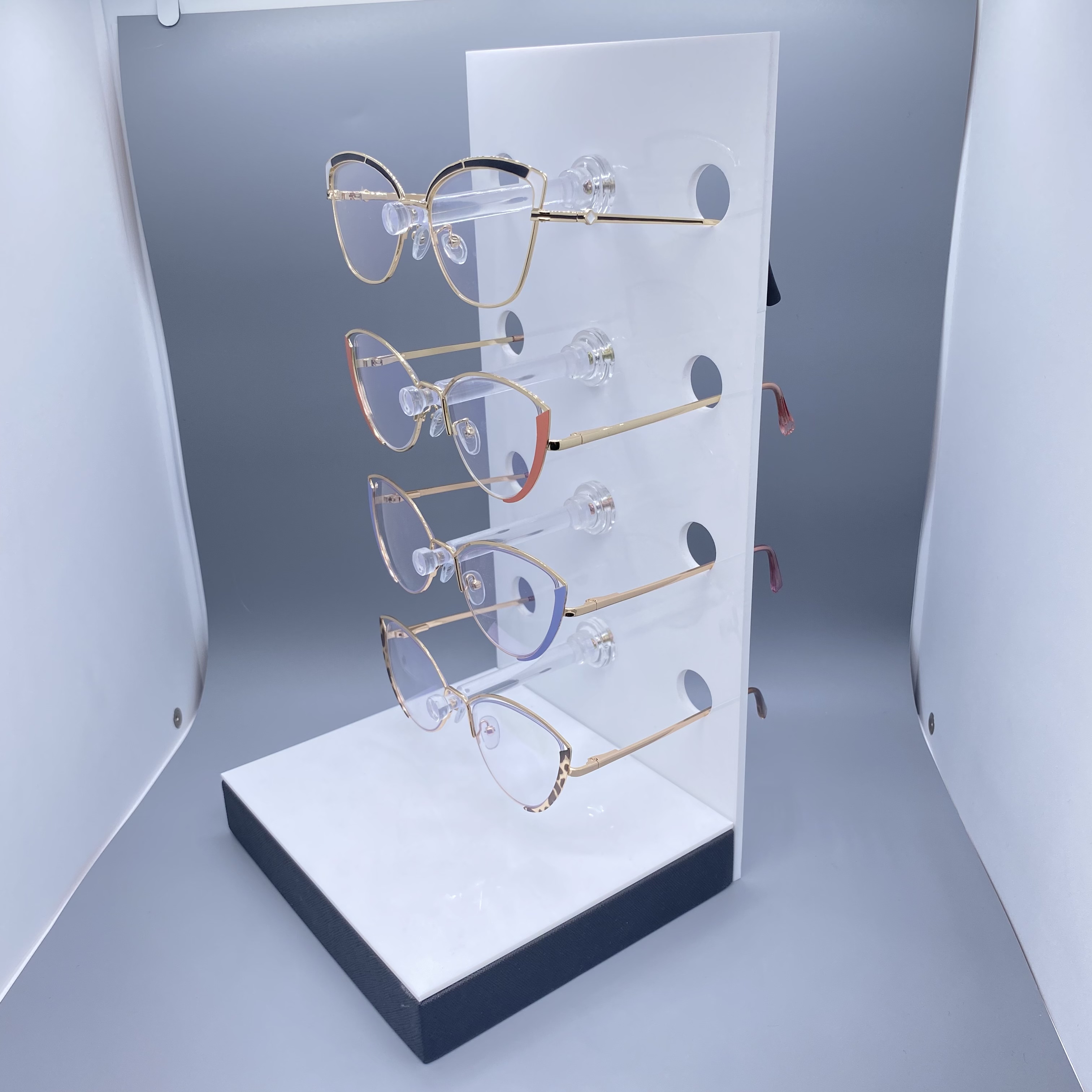 4付亚克力眼镜展示架眼镜陈列架眼镜货架B2204详情图2