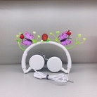 儿童学生花朵蝴蝶头戴式卡通耳机