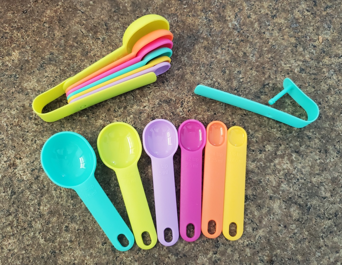 Baking Essential High-Quality Six-Piece Kitchen Daily Precision Measuring Tools With Calibration Practical Convenient Coffee Milk Powder Seasoning Spoon Measuring Spoon Baking Cup Measuring Spoon Set full figure