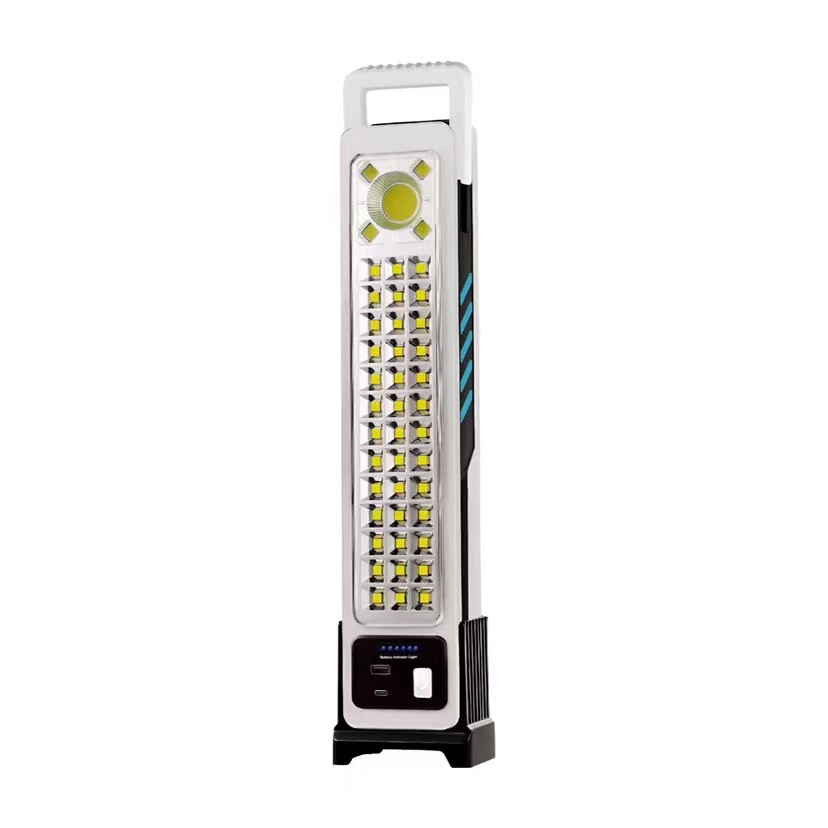 LED solar lighting fixtures, portable emergency lights, COB flashlights, emergency night market fire tent lights detail image 3
