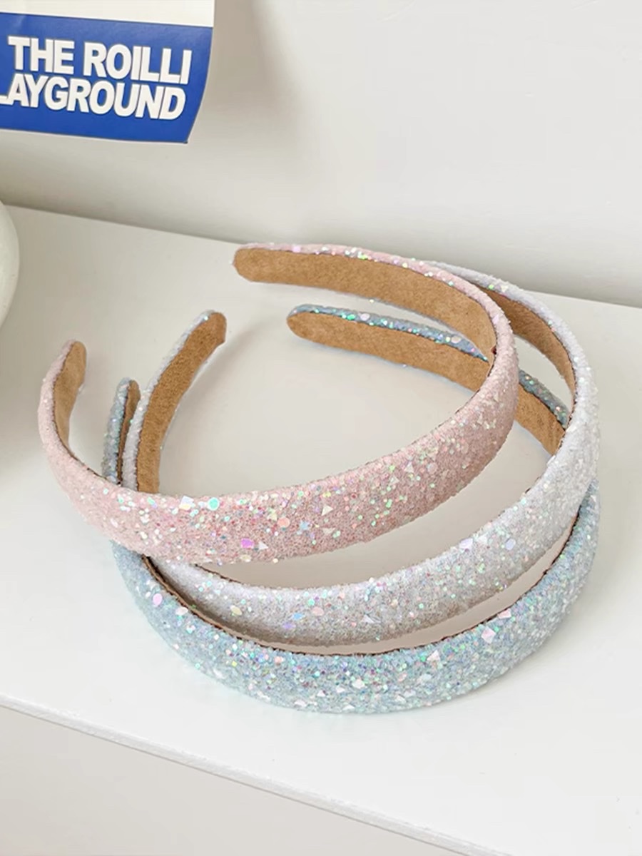 Children's Hairband For Washing Face Makeup Protection Hairband Soft And Comfortable Absorbent Quick Drying Traceless Hairband Specification drawing