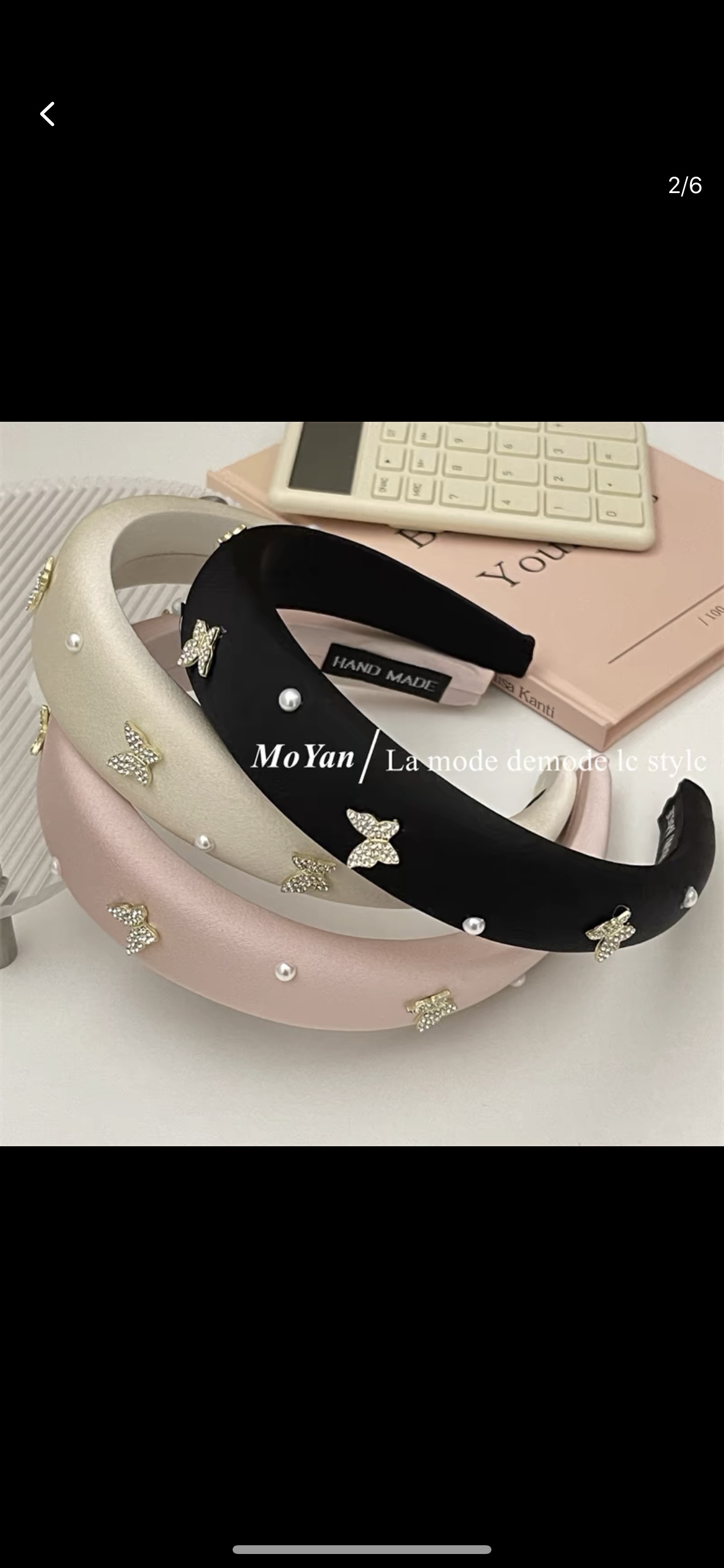 Headband Fashion Spring 2024 Hair Band Makeup Headband Specification drawing