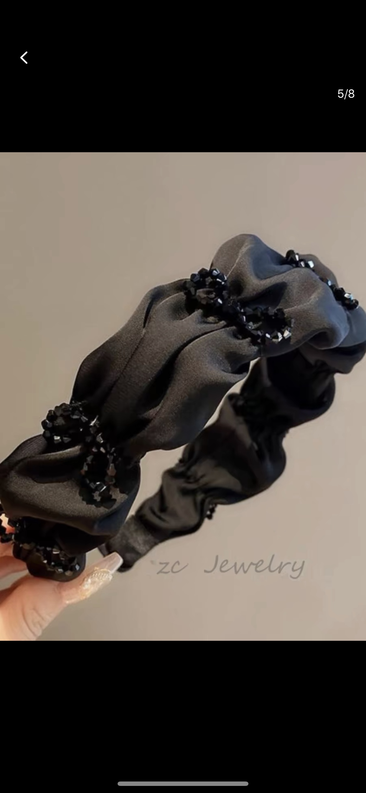 Crystal Handmade Cloth Fashion Creative Accessories Headband Shampoo Headband Application Scenario