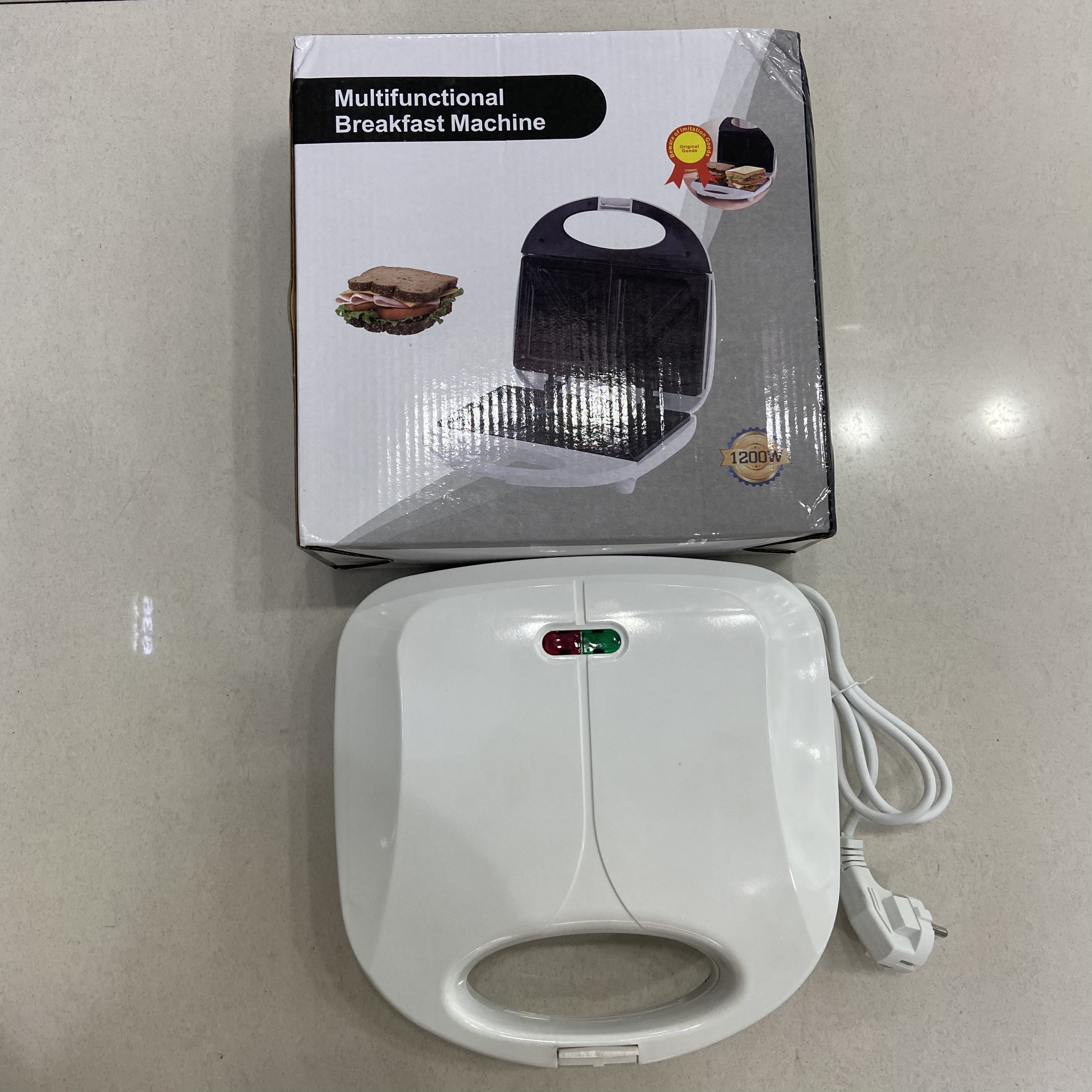 Breakfast Machine Multi-Function Sandwich Maker Home Toaster Waffle Maker Donut Cake Spit Driver full figure