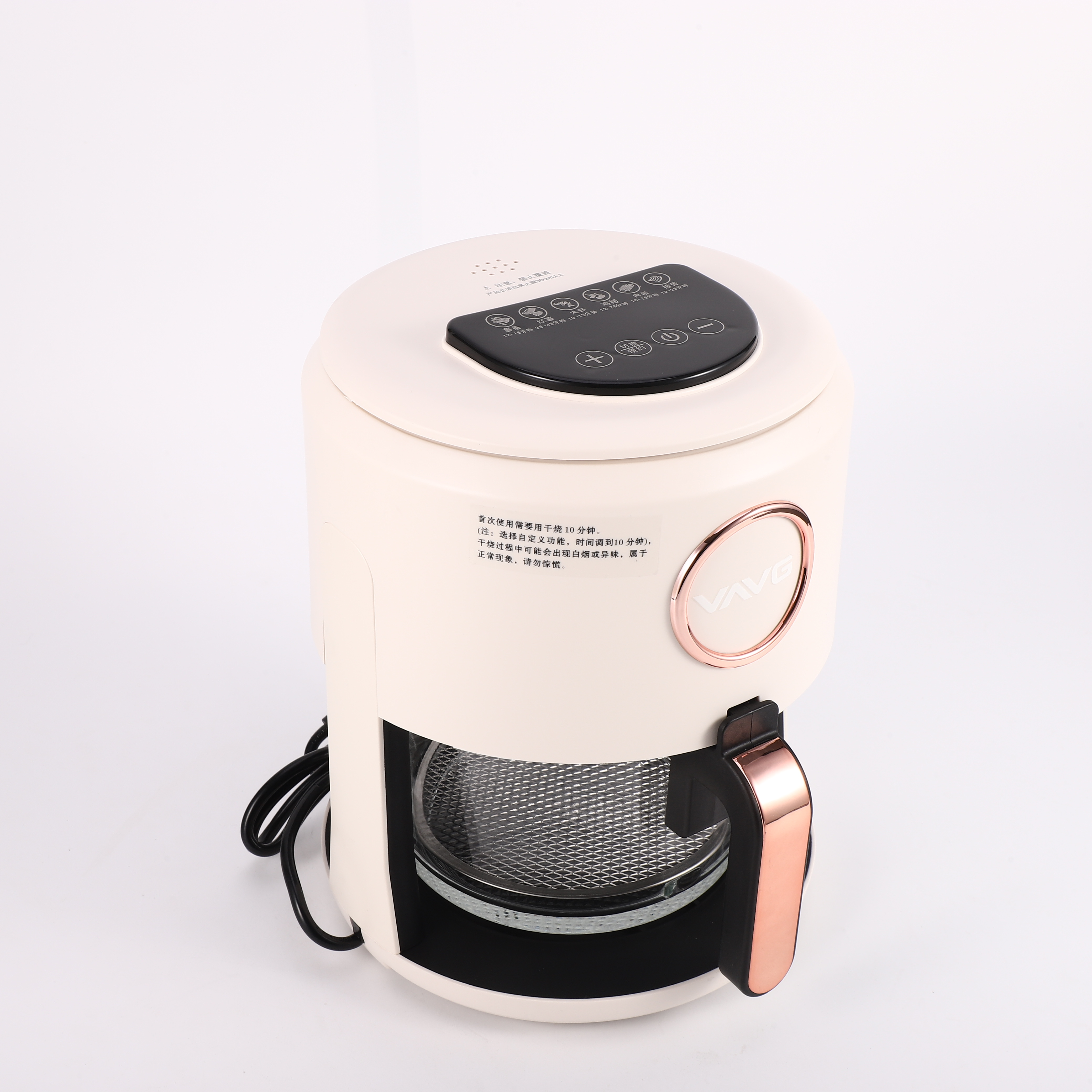 Air Fryer Home Visualization Multi-Functional Electric Fryer Large Capacity Electric Oven Smart Electric Fryer Specification drawing