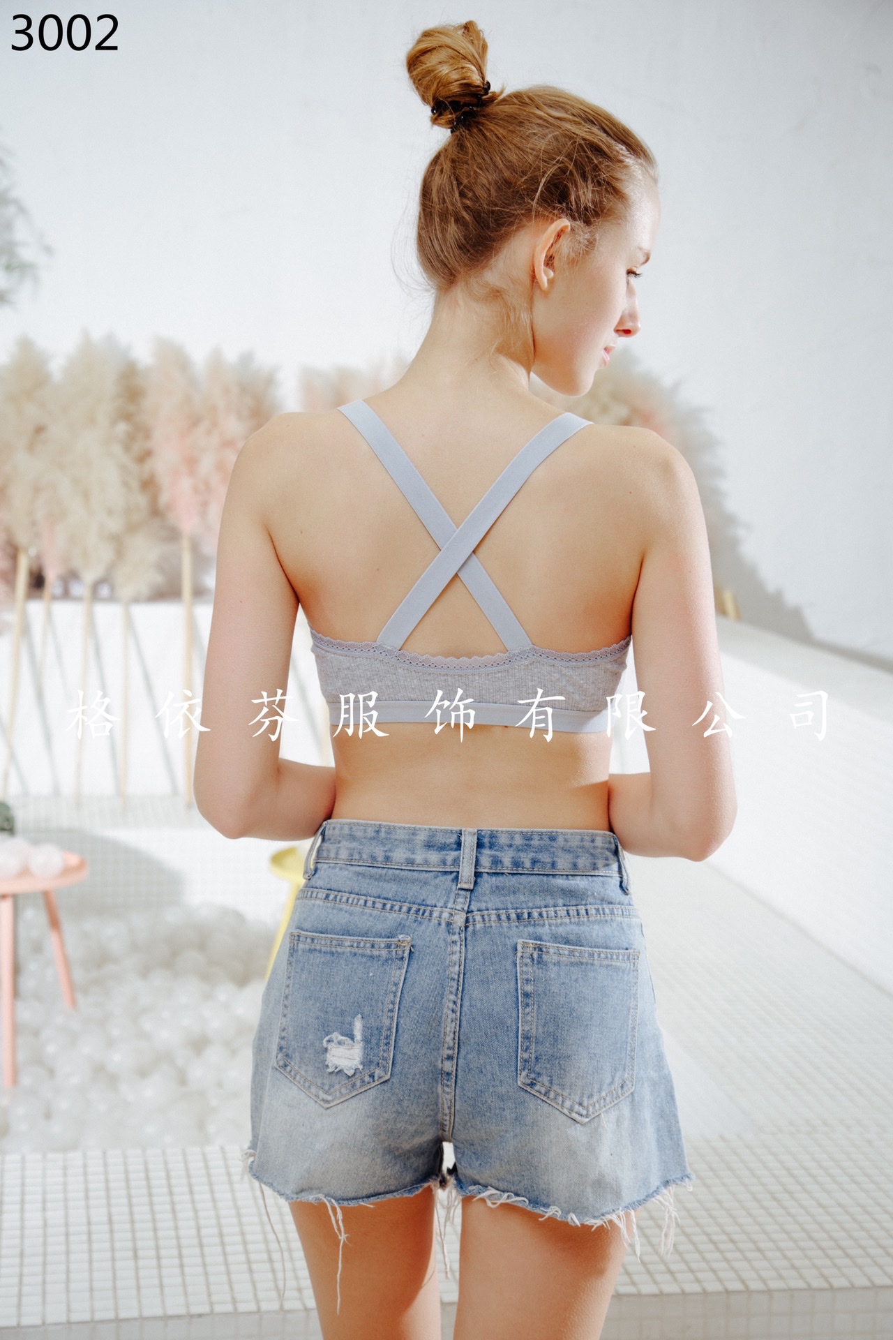 3002 Pilates Rib Cotton Exercise Yoga Quick-Drying Vest Bra (All Sizes) details Picture