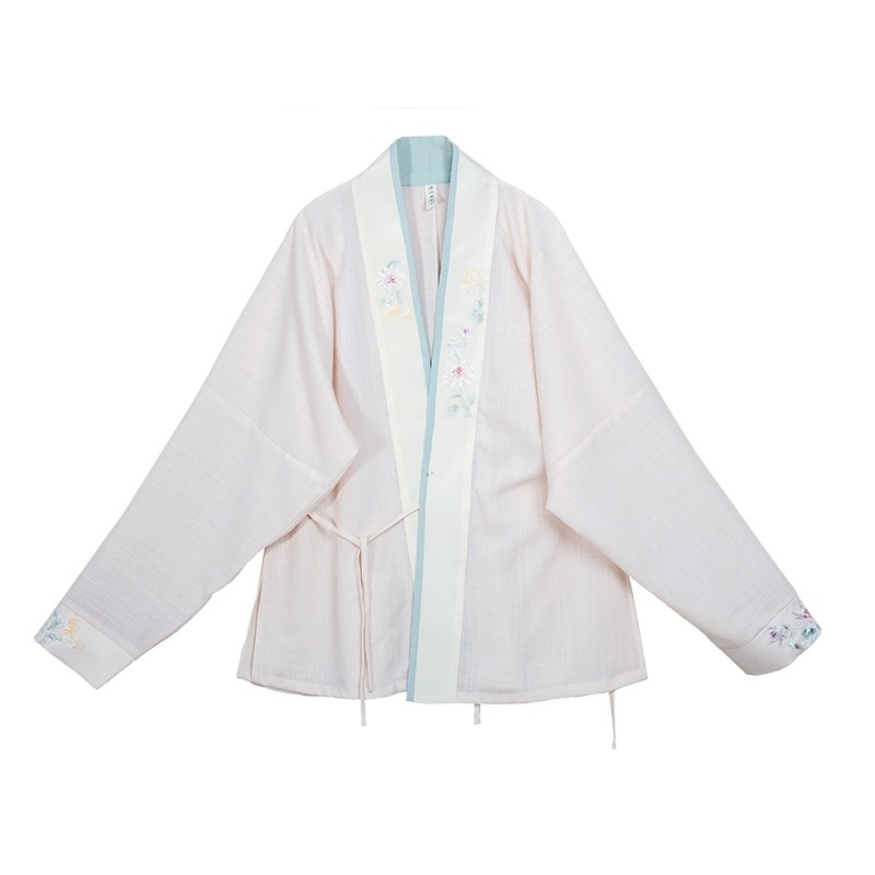 淡如菊 清水溪汉初宋制改良日常汉服女中国风长袖上衣褶裙春秋汉服汉服中国风汉服成人详情图5