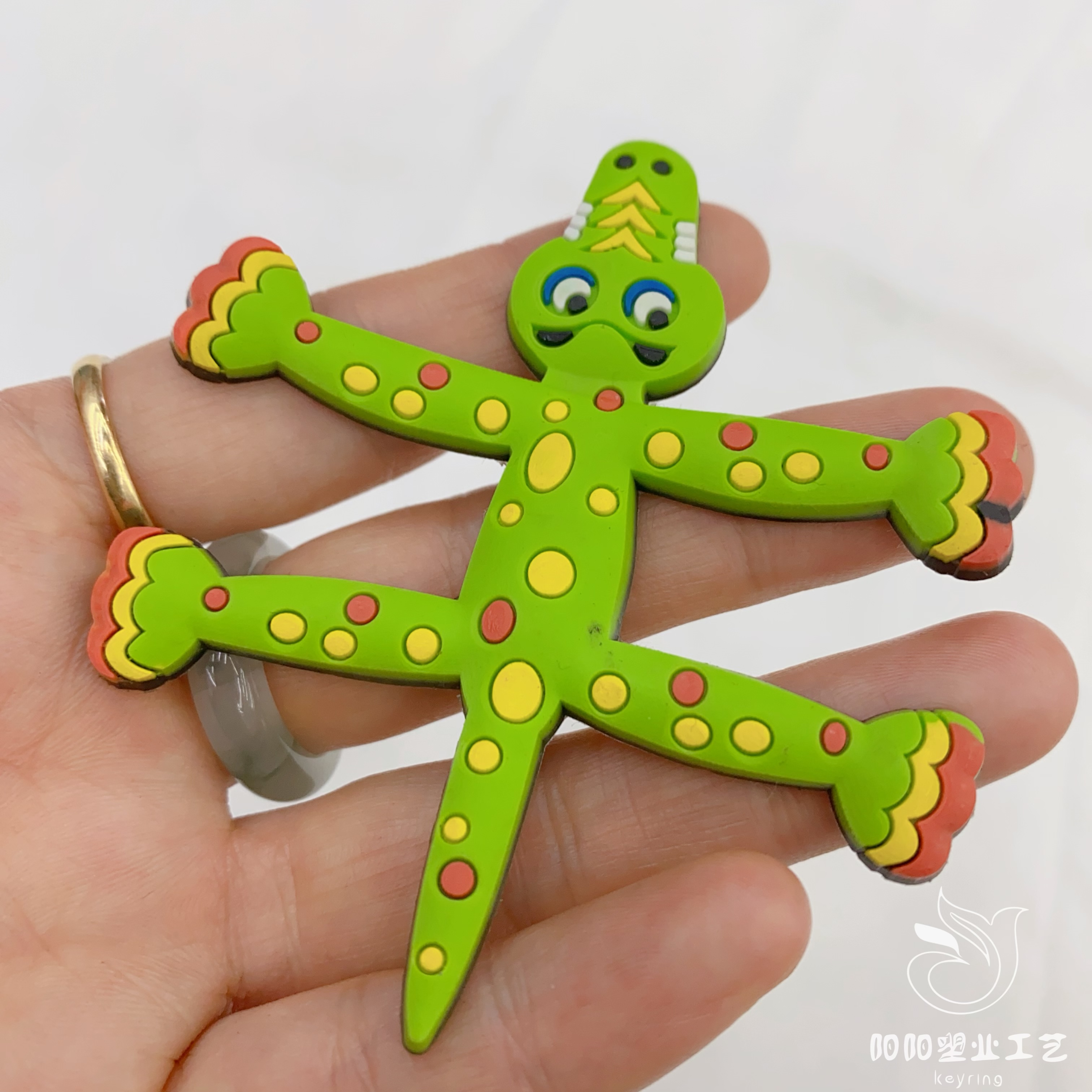 Customized Rubber Cartoon Double-Sided Three-Dimensional Key Chain Pvc Soft Rubber Three-Dimensional Silicone Advertising Pendant Customization Item Picture