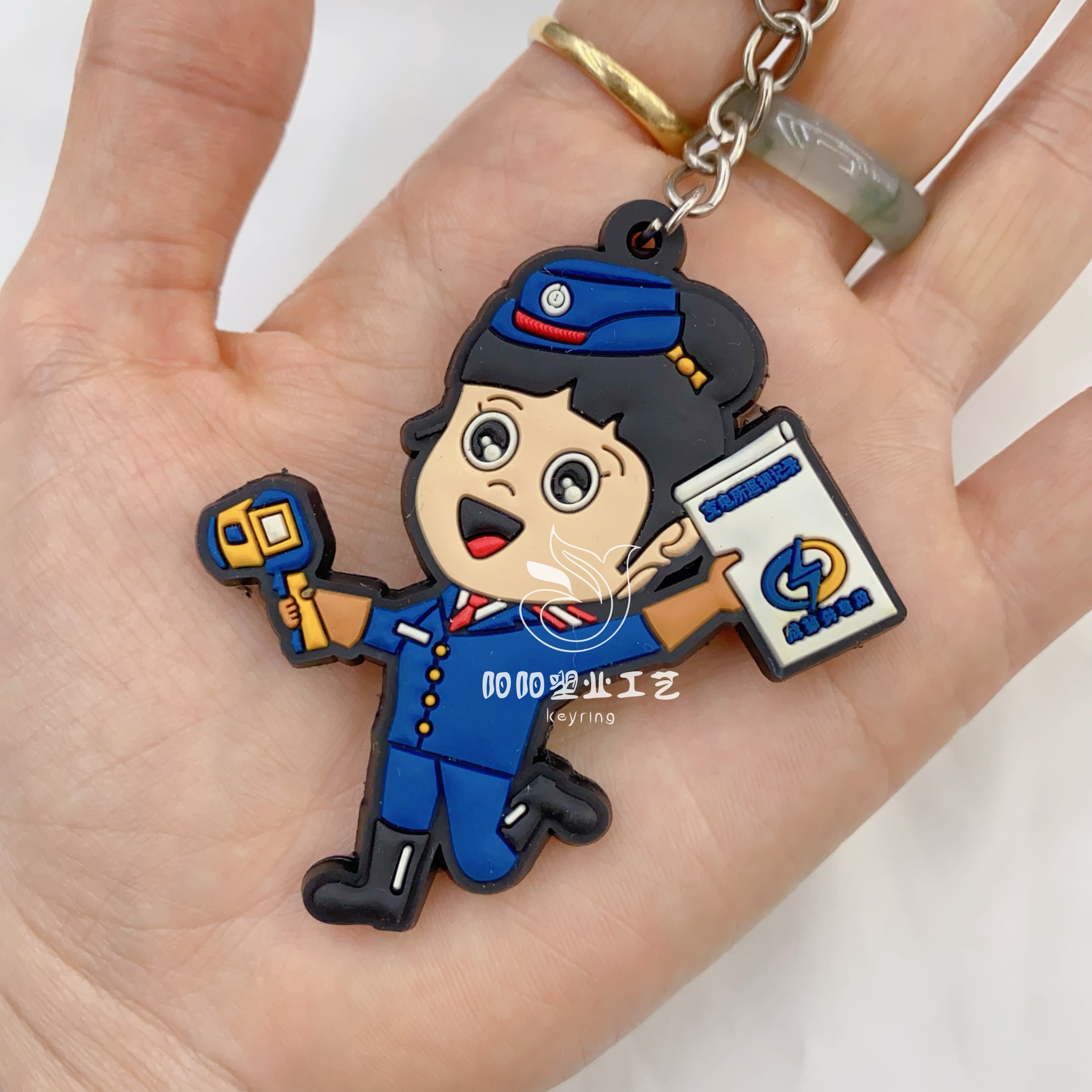 Customized Soft Rubber Pvc Keychain 3D Foreign Trade Customized Manufacturers Customized Bag Pendant Small Gifts Item Picture