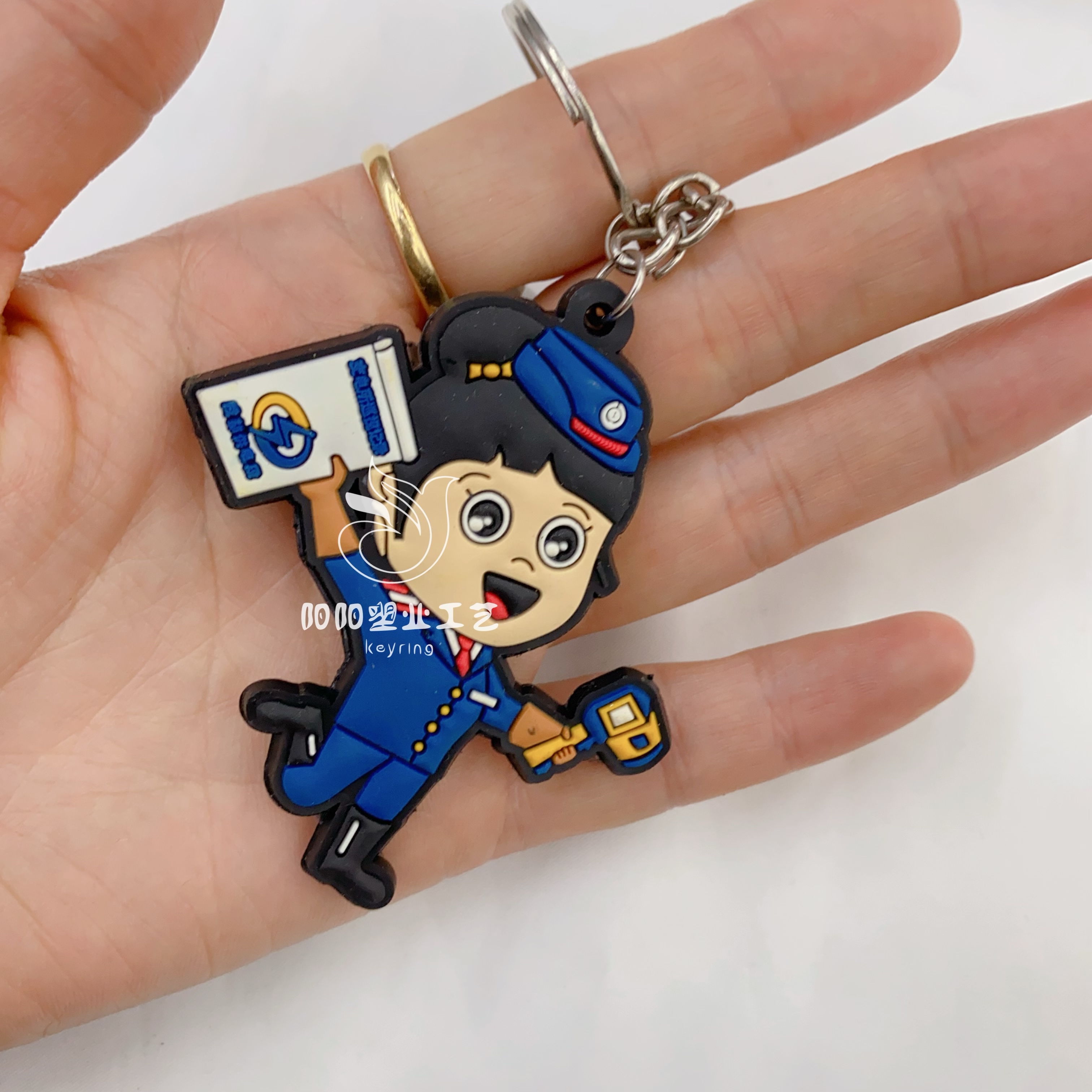 Customized Soft Rubber Pvc Keychain 3D Foreign Trade Customized Manufacturers Customized Bag Pendant Small Gifts Application Scenario
