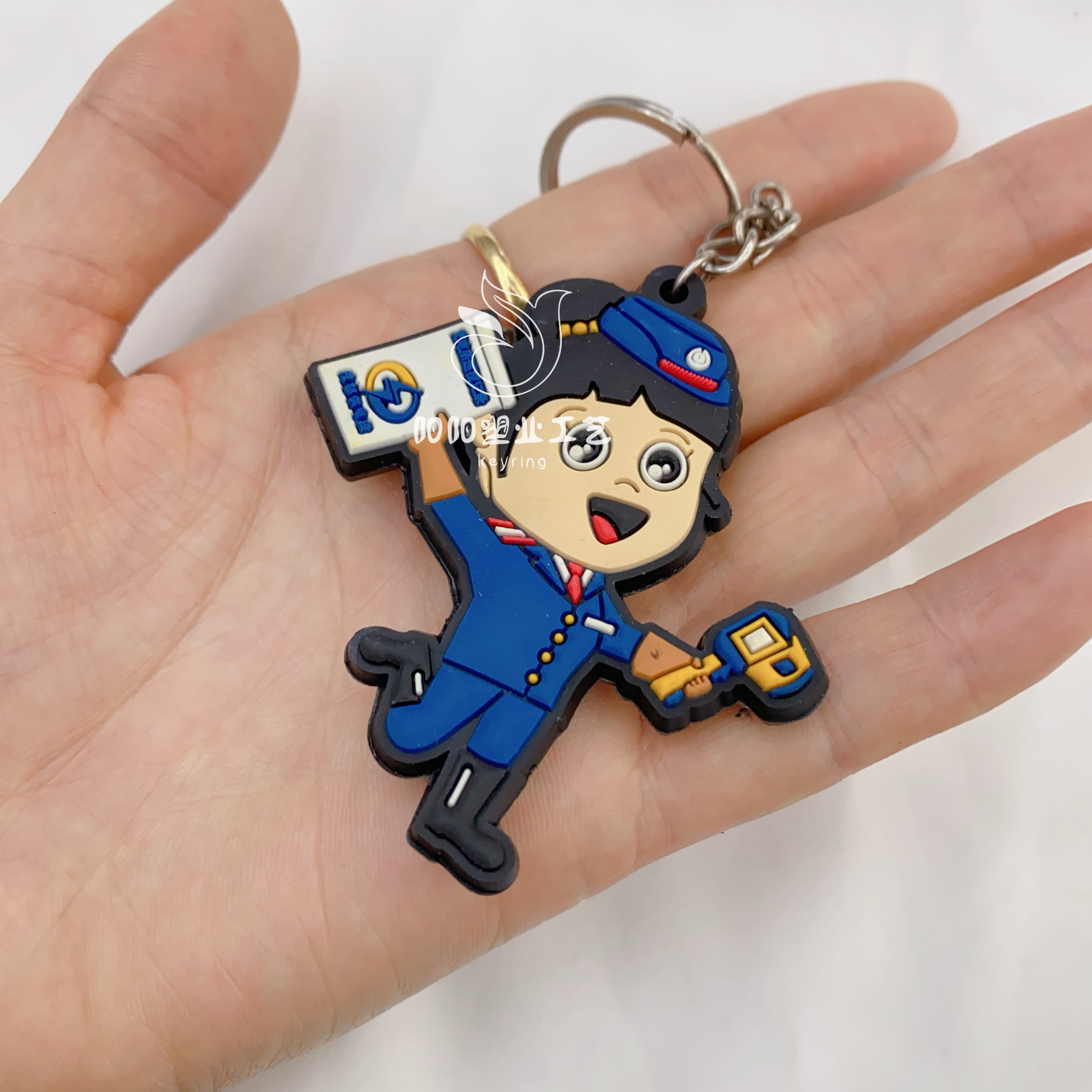 Customized Soft Rubber Pvc Keychain 3D Foreign Trade Customized Manufacturers Customized Bag Pendant Small Gifts Specification drawing