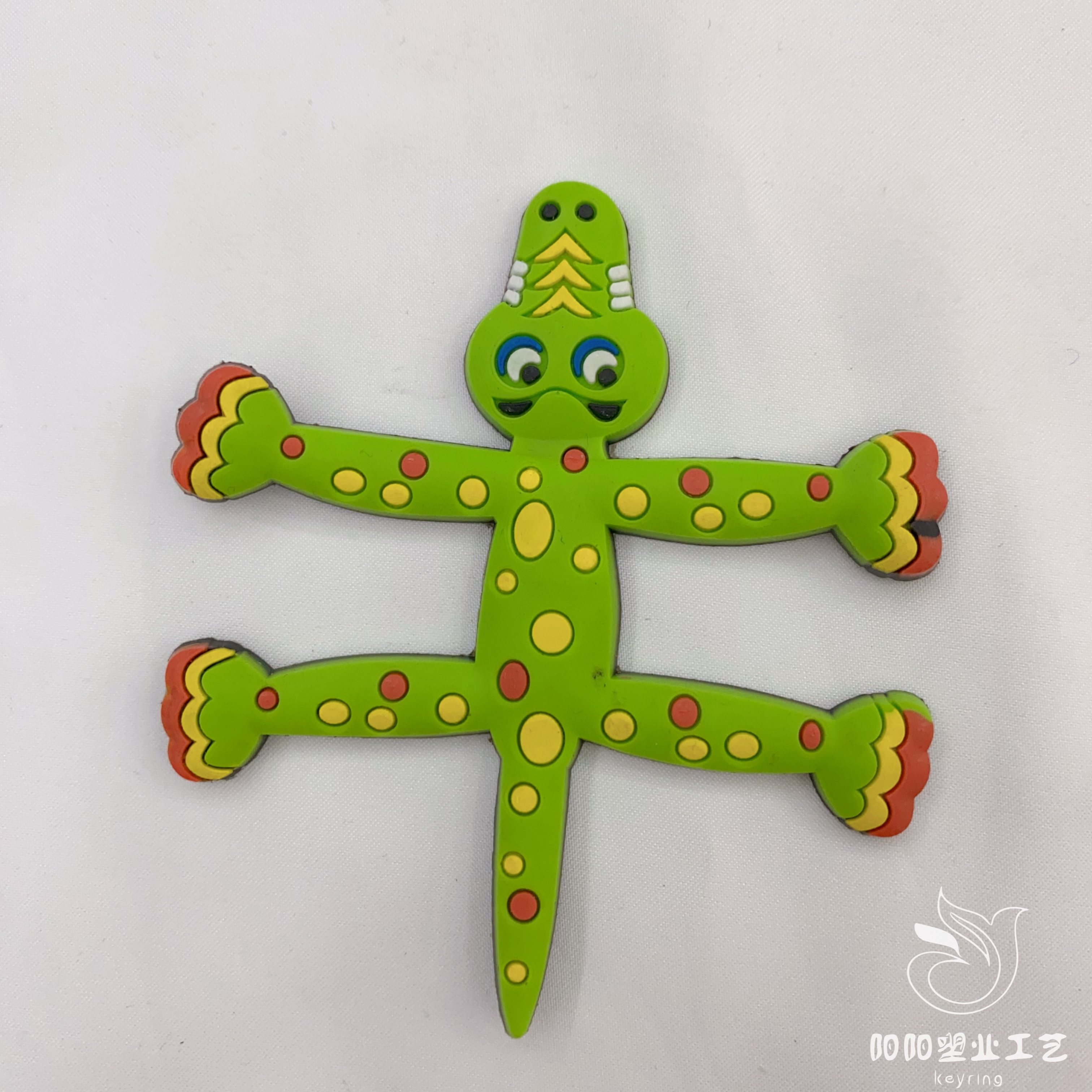 Customized Rubber Cartoon Double-Sided Three-Dimensional Key Chain Pvc Soft Rubber Three-Dimensional Silicone Advertising Pendant Customization