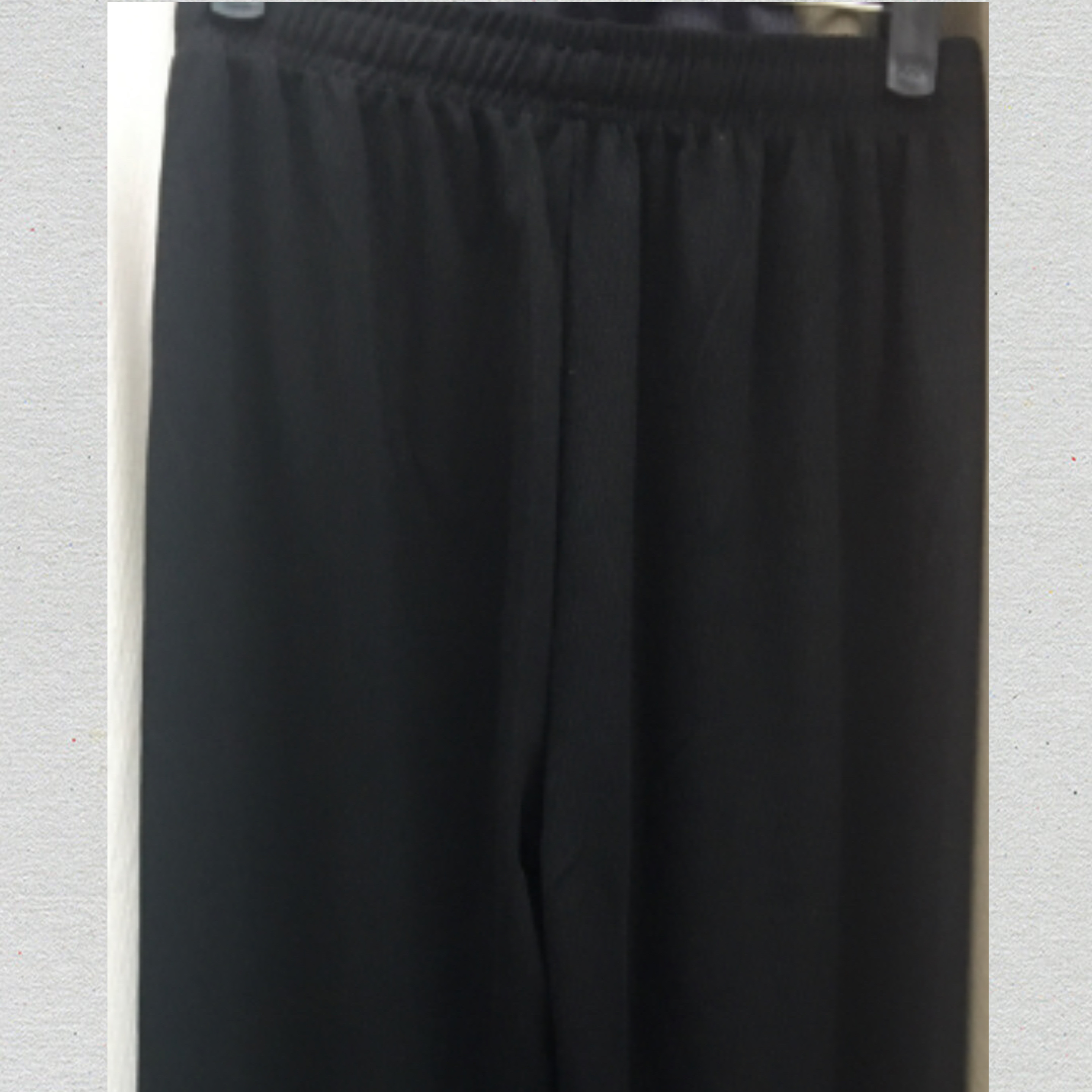 2024春秋季女裤 直筒简单裤 新款服装 时尚流行款 黑色 裤子