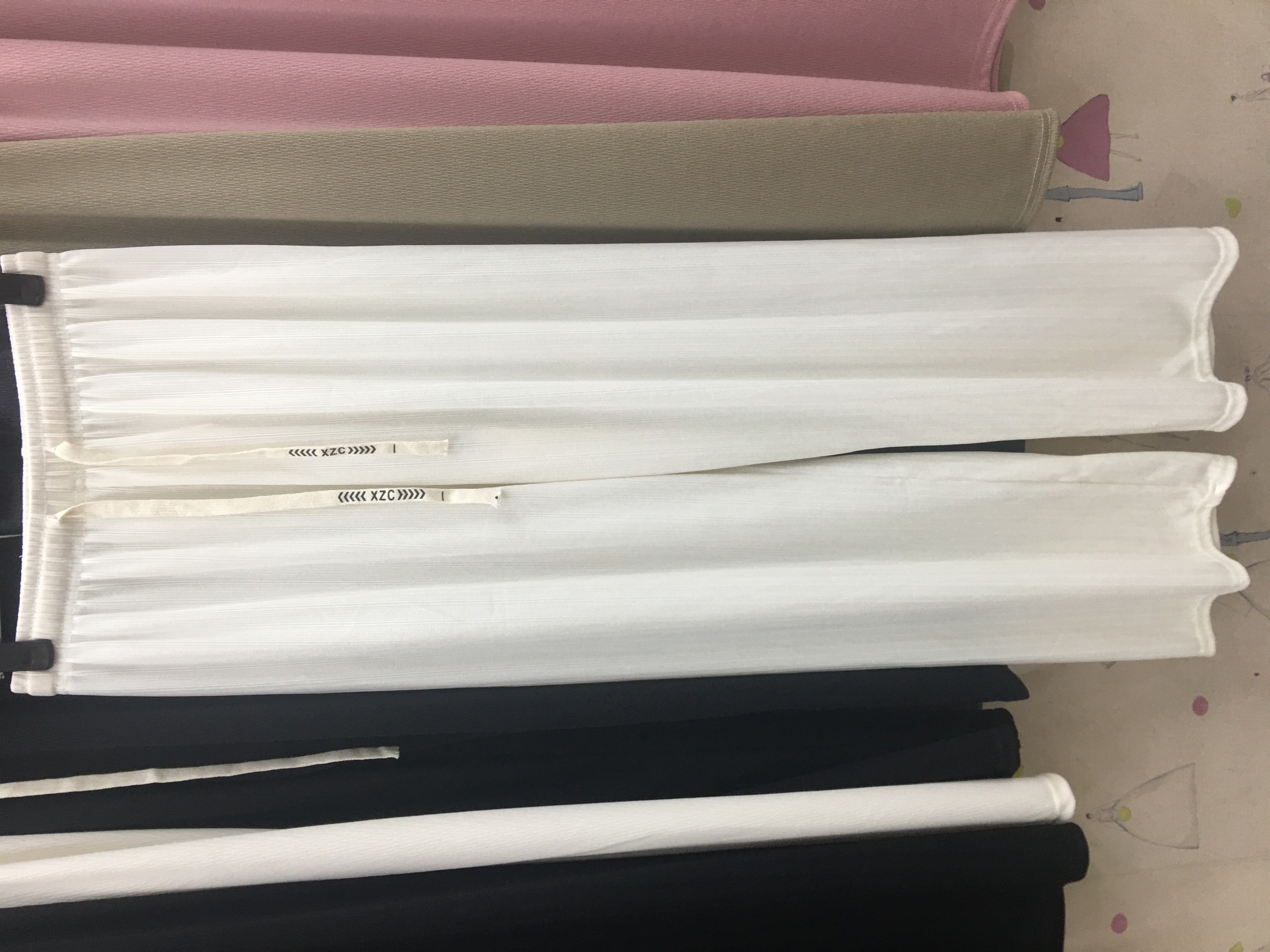 New straight-leg simple women's pants for Spring and autumn 2024, fashionable and trendy beige pants Item Picture