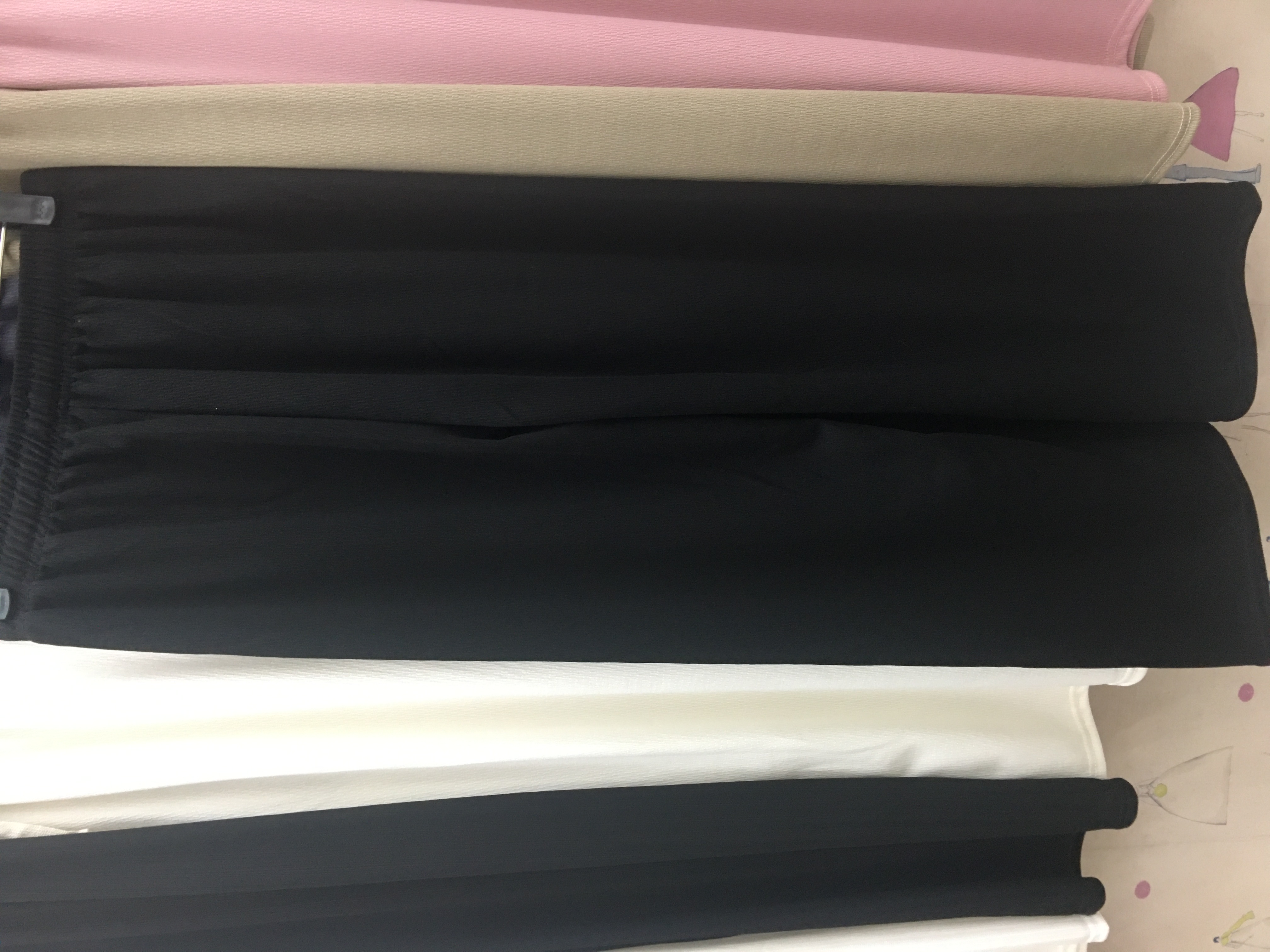 New Spring/Autumn 2024 women's straight-leg simple pants, fashionable and trendy black pants detail image 4