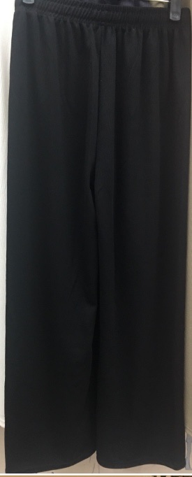 New Spring/Autumn 2024 women's straight-leg simple pants, fashionable and trendy black pants detail image 2