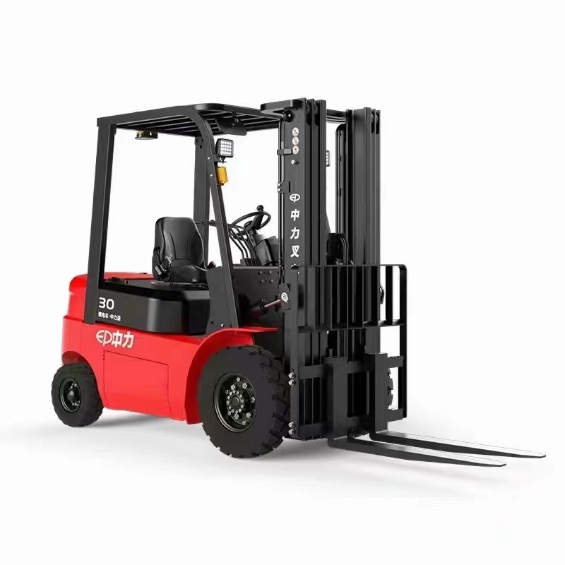 Electric hydraulic four-wheel drive stacker, unloading forklift, small-scale handling, new energy loading and unloading handling detail image 6
