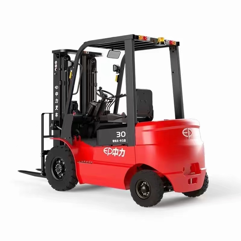 Electric hydraulic four-wheel drive stacker, unloading forklift, small-scale handling, new energy loading and unloading handling detail image 5