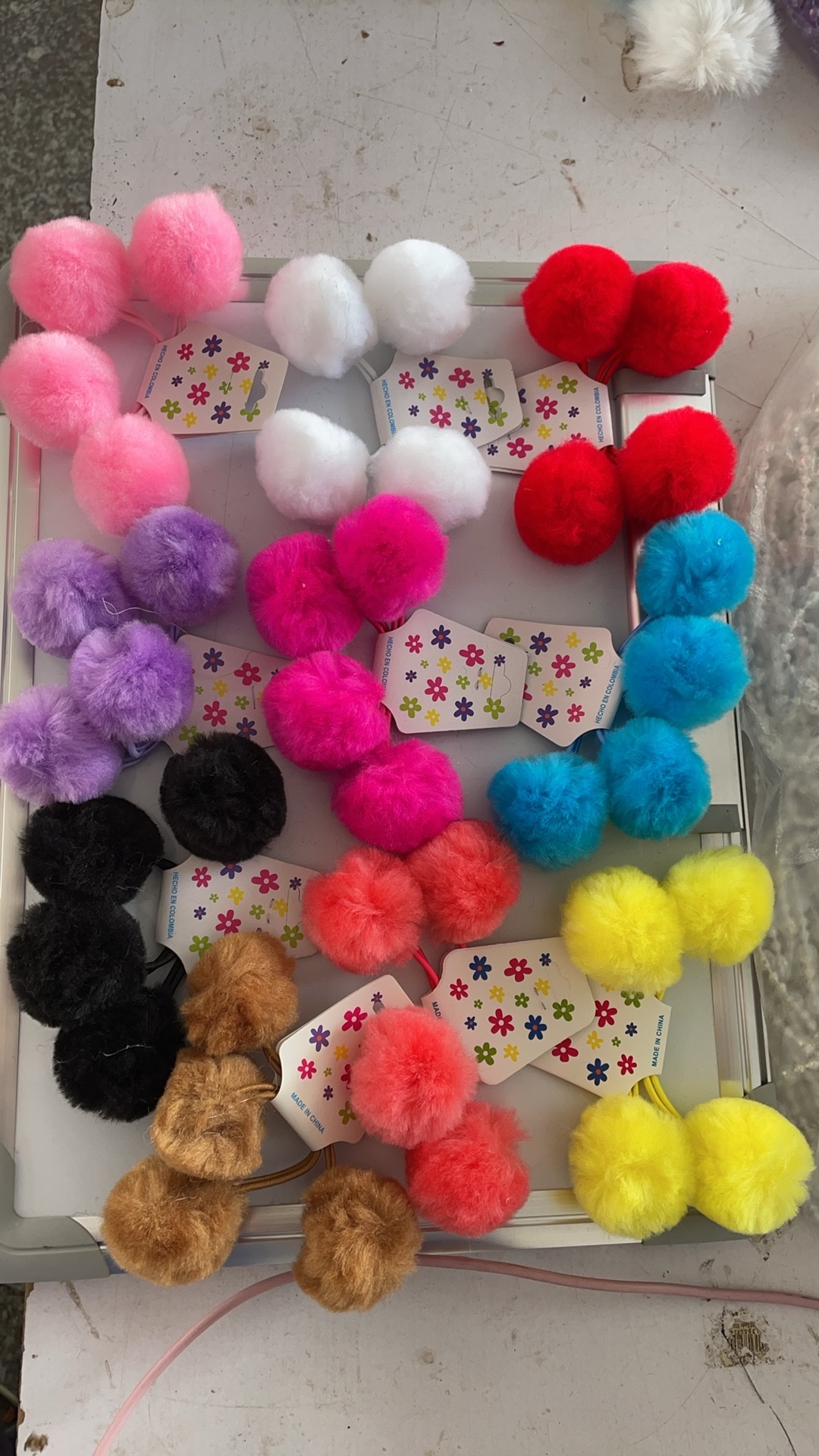 儿童发饰毛球小猫儿童头饰时尚百搭毛球百搭鑫韩饰品细节图