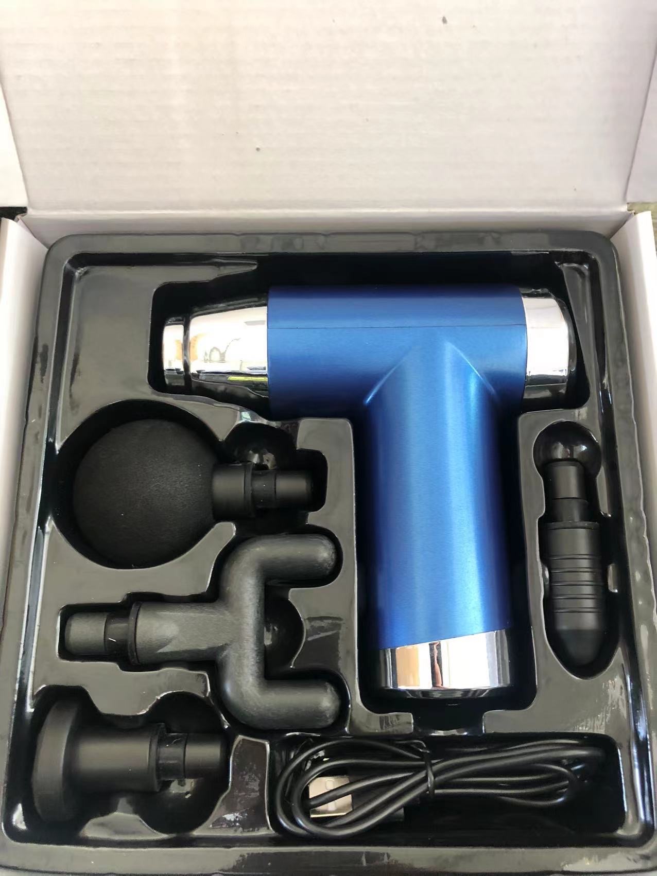 新型电动智能筋膜枪仪深度按摩USB高频肌肉放松口袋静音家用便携筋膜枪运动筋膜枪