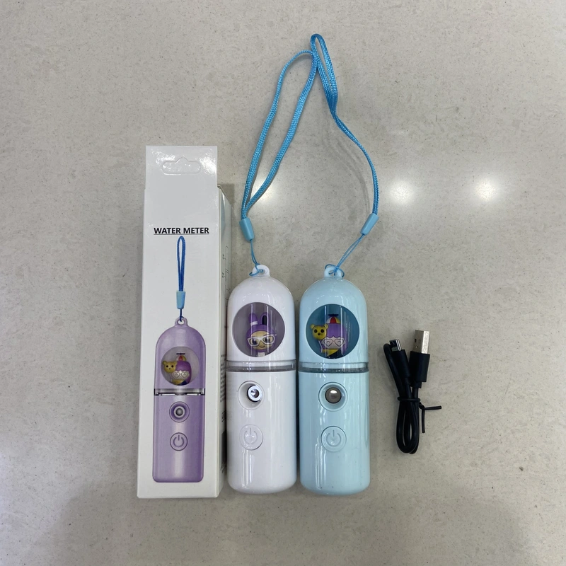 Pet Spray Water Refill Meter Handheld Portable Rechargeable Beauty Meter Steam Face Water Refill Meter Spray Meter
