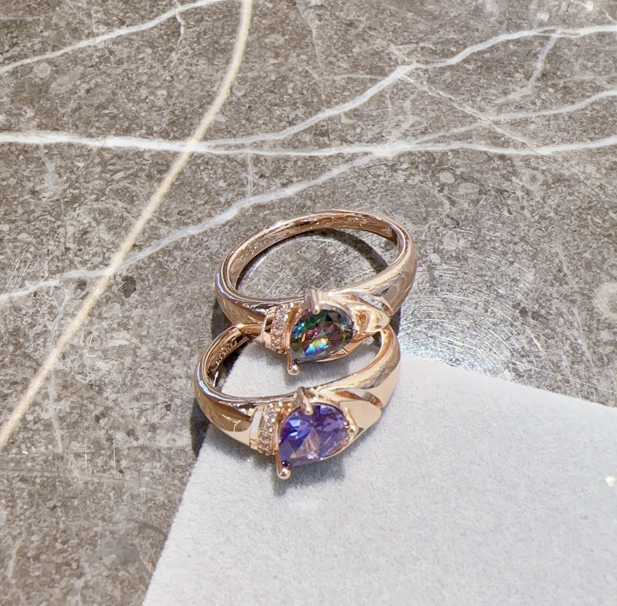 Gulkina vintage ruby ring, 585 real gold electroplated jewelry, cross-border e-commerce direct supply to Russia, zircon jewelry detail image 4