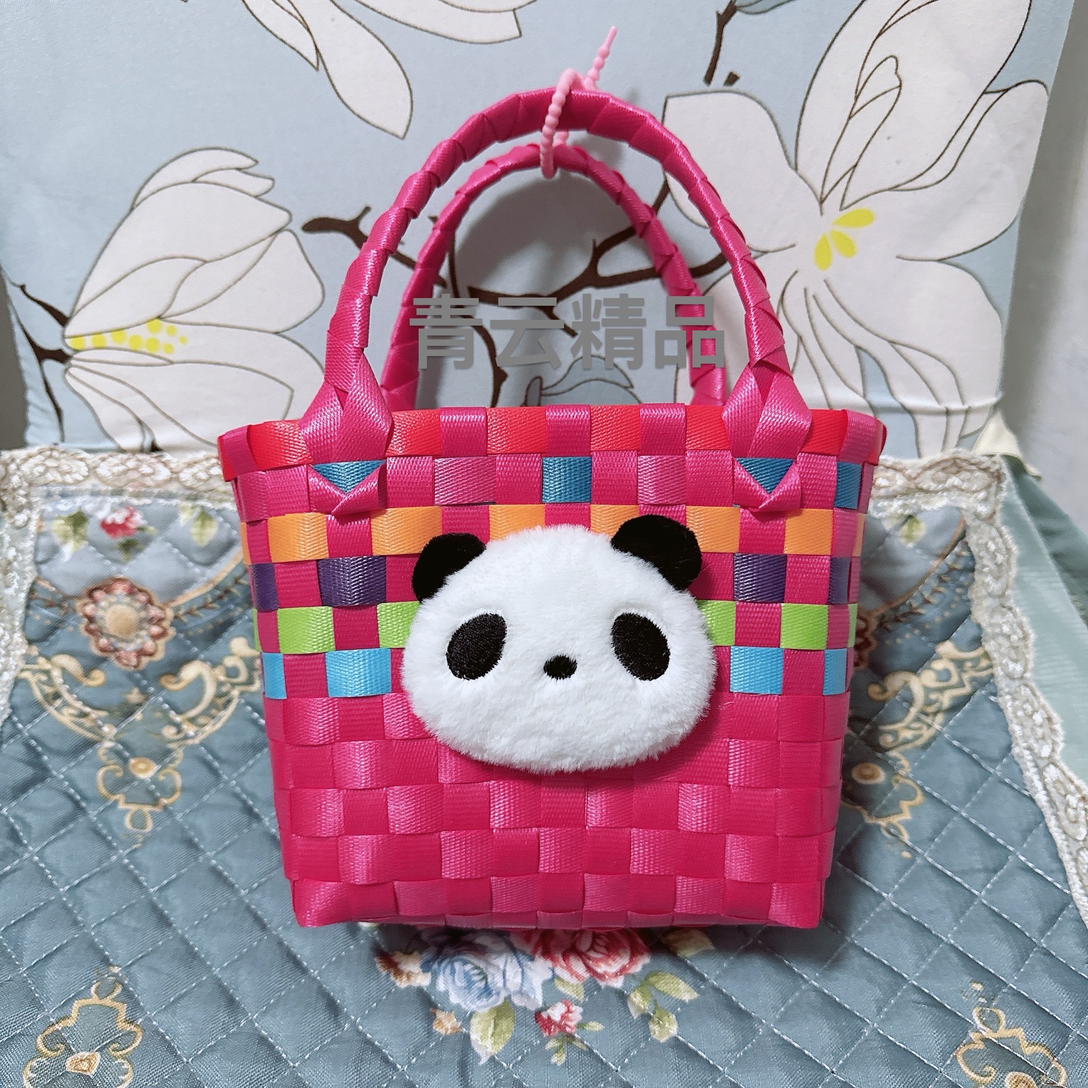 新款手工编织包小篮子伴手礼篮工艺品菜篮子可爱手提包详情图8