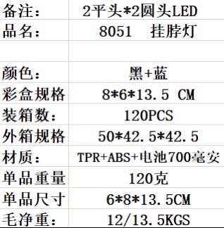 工厂直营USB充电挂脖灯跨境热卖读书抱抱灯阅读灯支持logo印刷详情图2