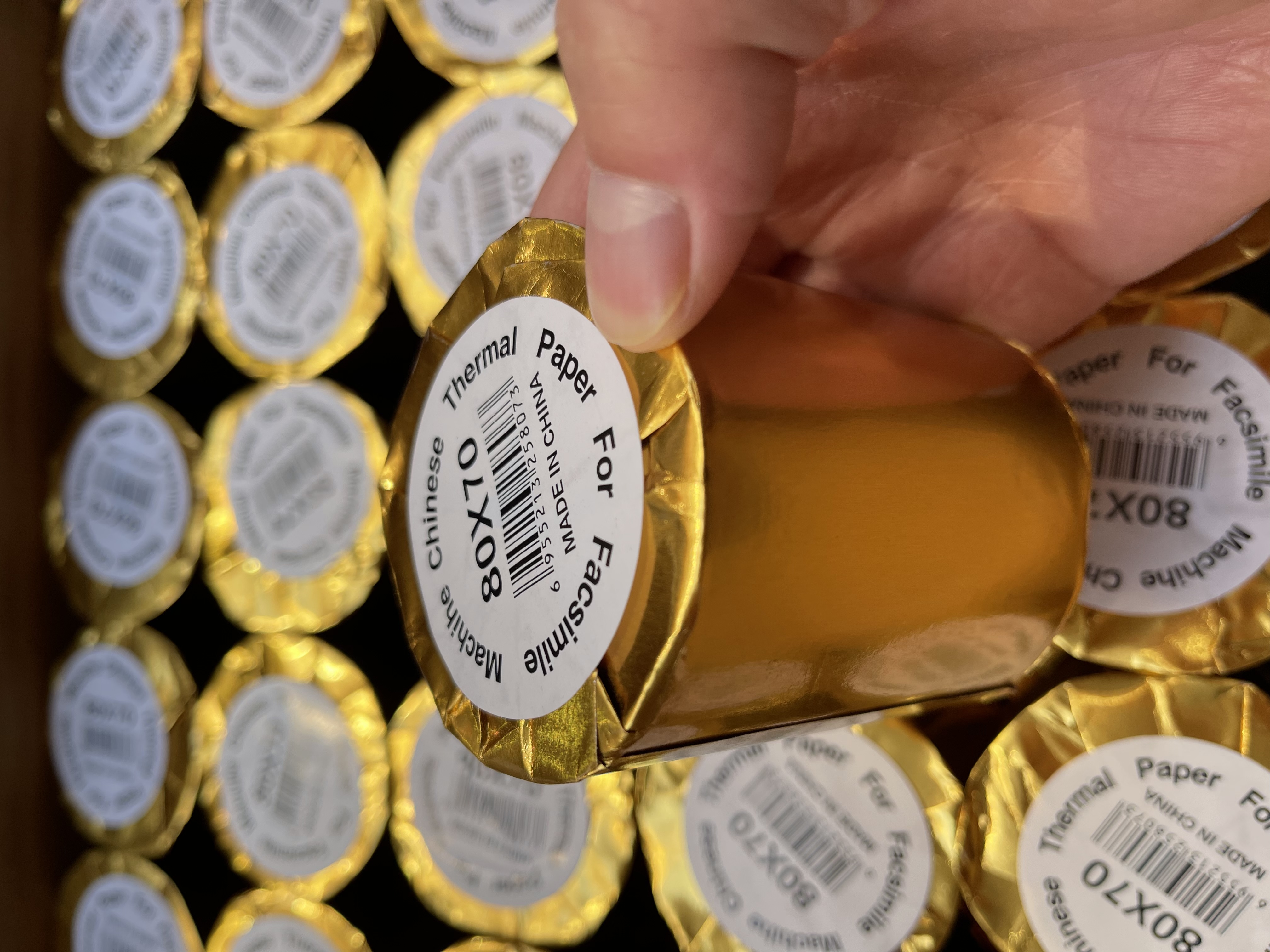 POS机小票纸 热敏纸 收银小票纸 热敏打印纸 80 57 定制 详情图5