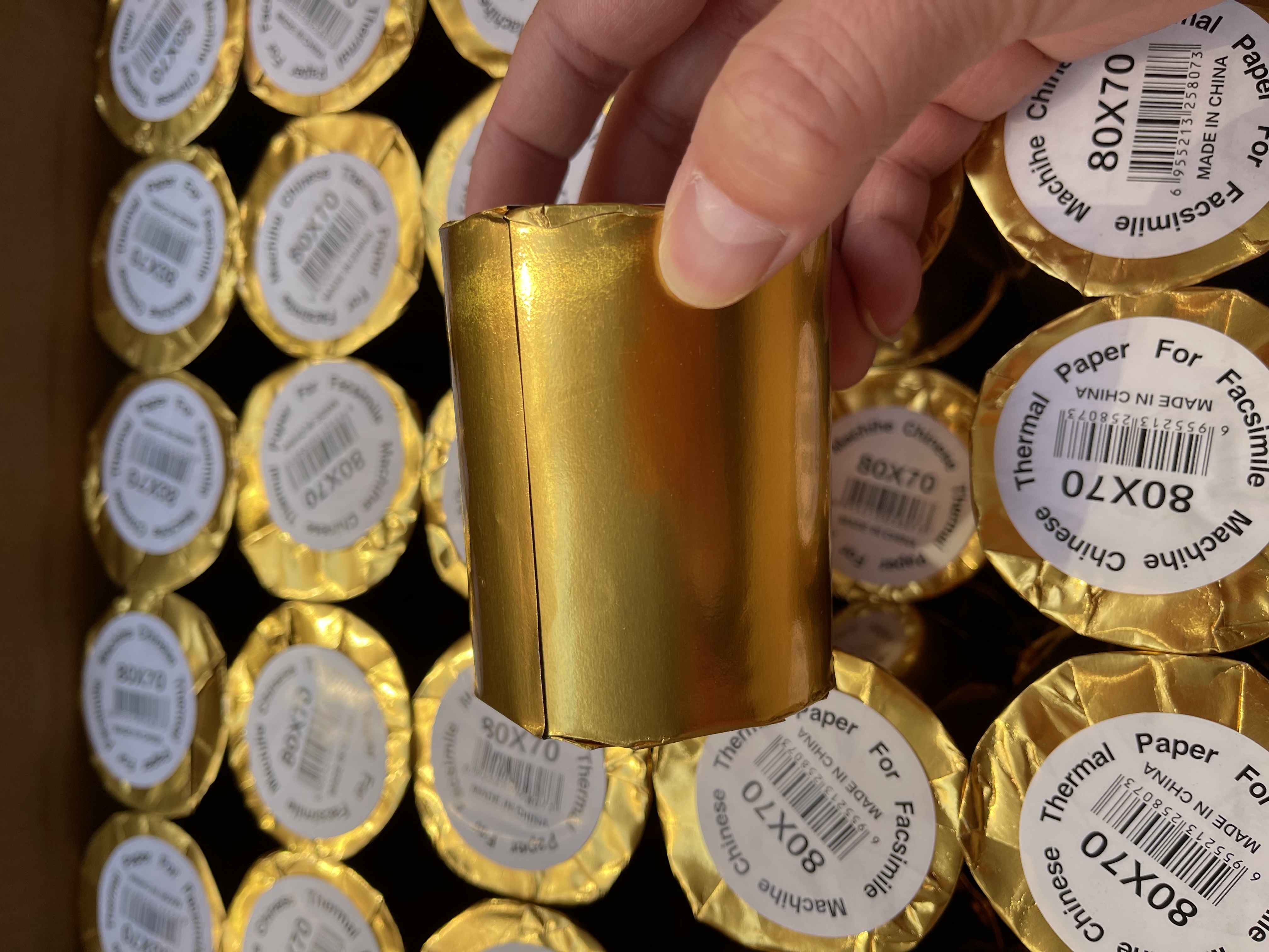 POS机小票纸 热敏纸 收银小票纸 热敏打印纸 80 57 定制 详情图4