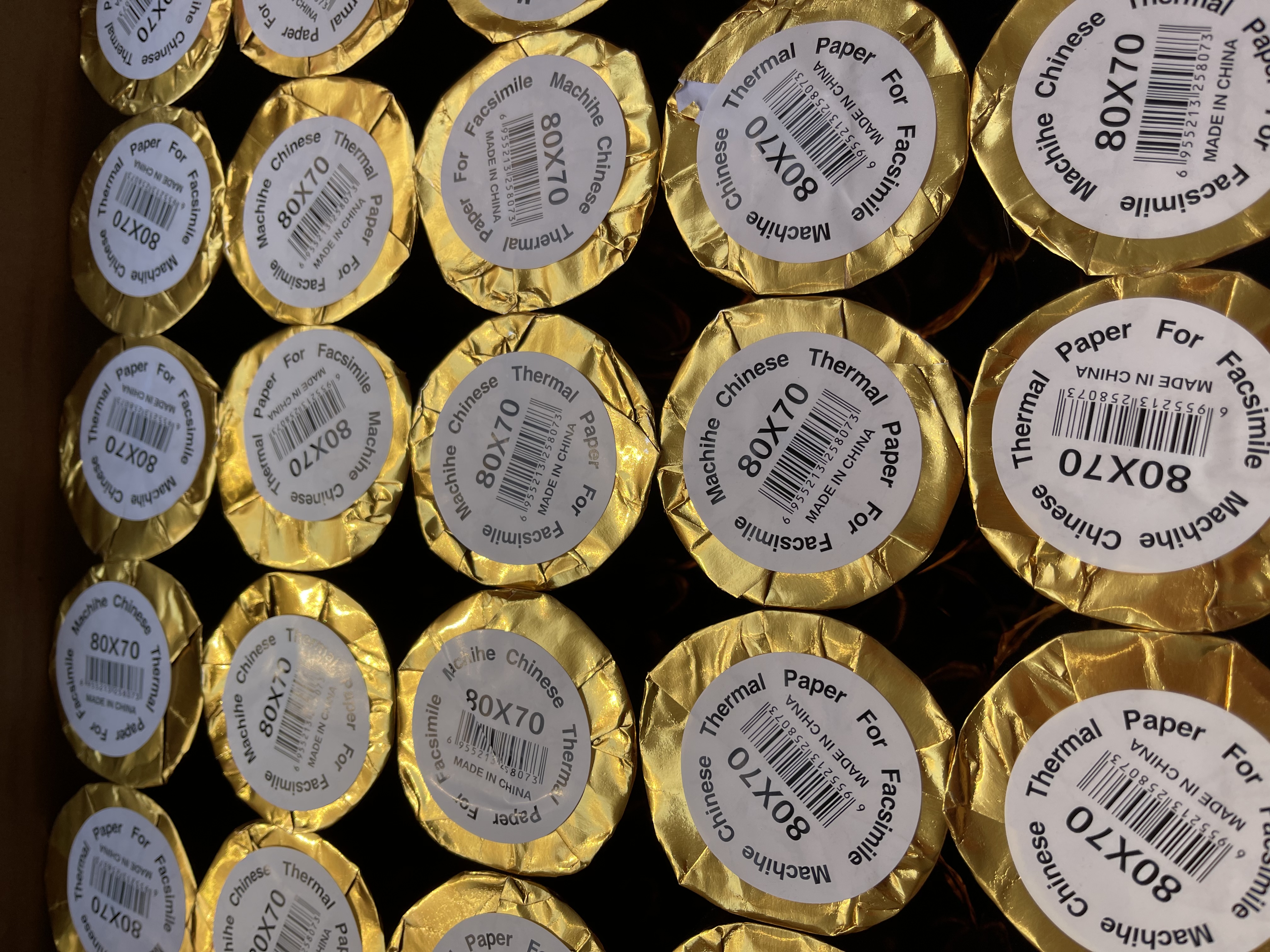 POS机小票纸 热敏纸 收银小票纸 热敏打印纸 80 57 定制 产品图