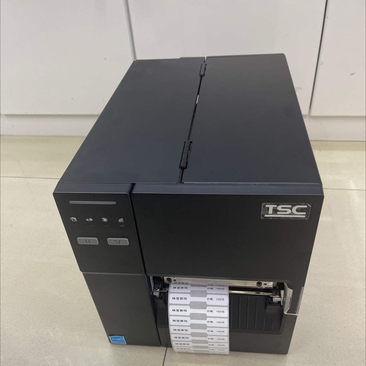 条码标签打印机 300DPI 碳带打印高速打印 碳带打印机打单机
