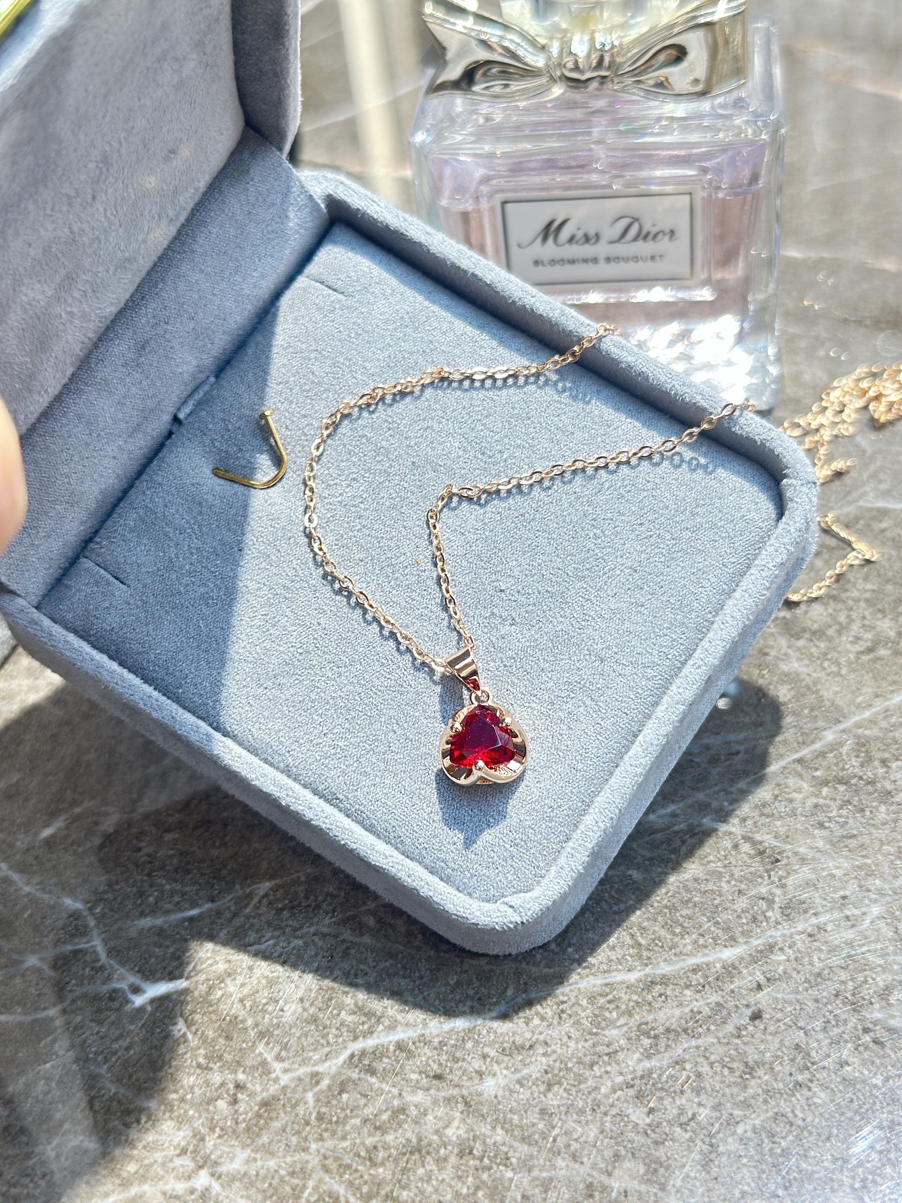 Gulkina585玫瑰金复古红宝石套装首饰跨境电商小红书抖音爆款饰品外贸直供来样定制欧美俄罗斯紫金饰品贸易出口详情图3