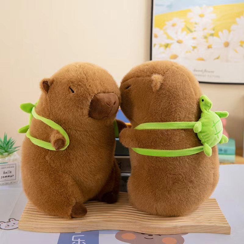 背包乌龟卡皮巴拉毛绒玩具玩具毛绒玩具毛绒玩具玩具毛绒玩具毛绒玩具挂饰仿真熊猫