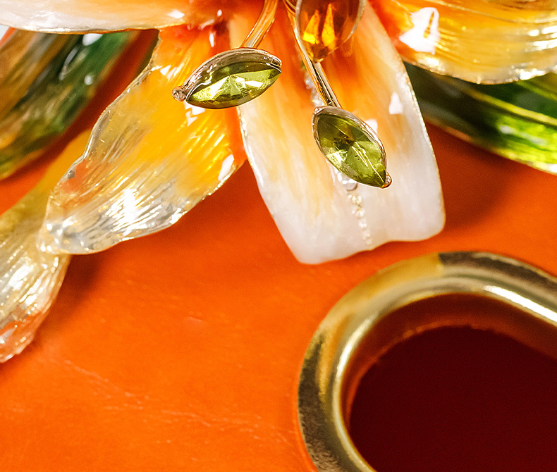 现代轻奢珐琅彩纸巾盒桌面茶几抽纸盒别墅样板间摆件高档面巾纸盒M1006详情图12