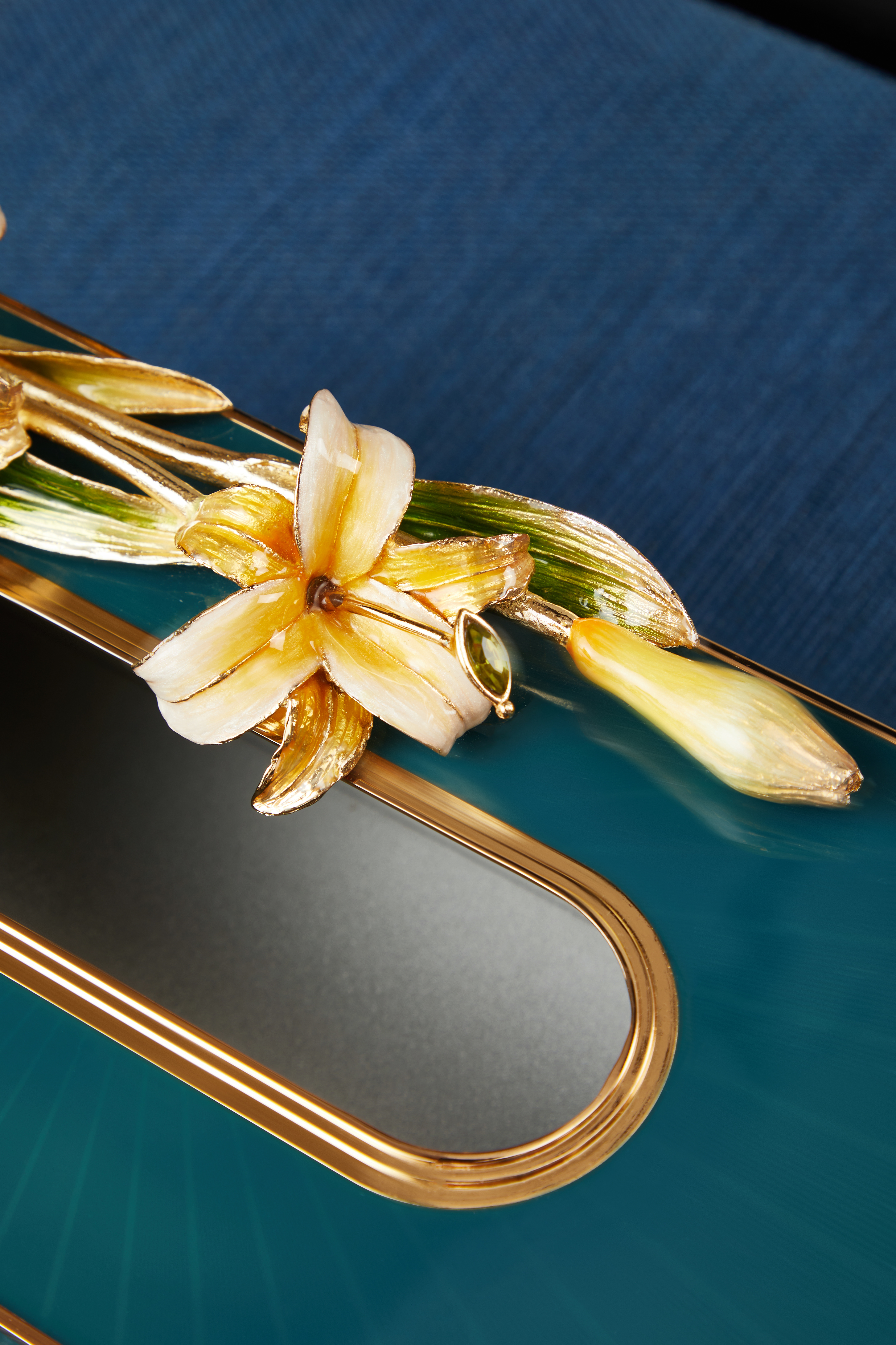 轻奢珐琅彩抽纸盒家用客厅桌面卫生纸巾盒新中式创意高端卷纸收纳M804A产品图