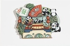 创意树脂立体熊猫冰箱贴家居装饰四川成都旅游纪念品