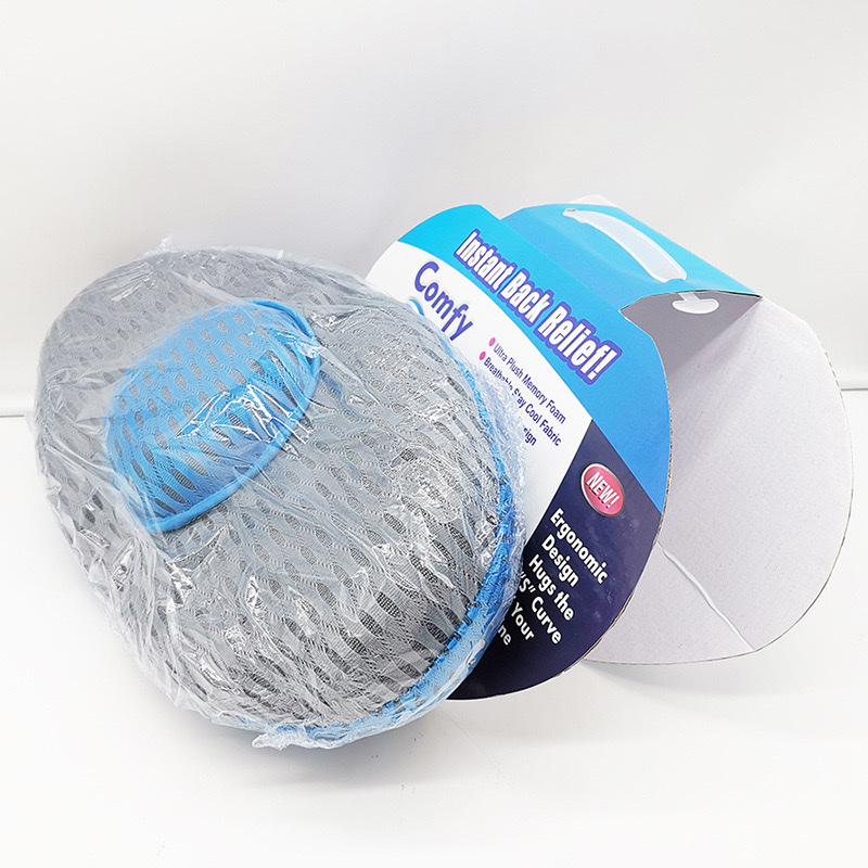 亚马逊热销 TV记忆海棉靠垫 comfy curve 支撑腰枕记忆海绵透气枕