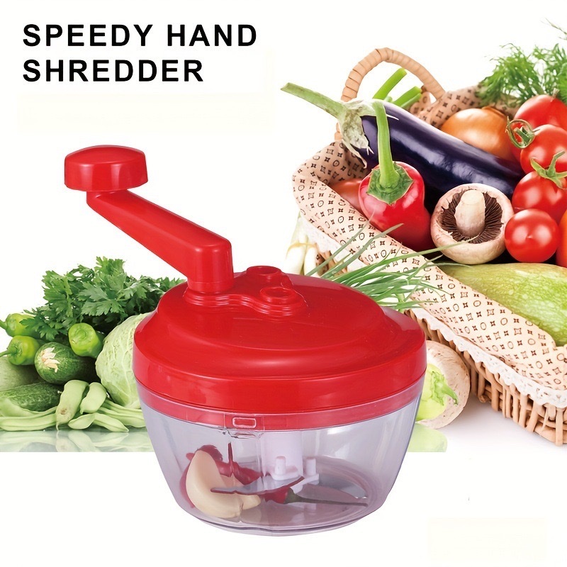 Hand-cranked vegetable cutter, variable-speed multi-functional household vegetable shredder, egg beater, blender, factory direct sales details Picture