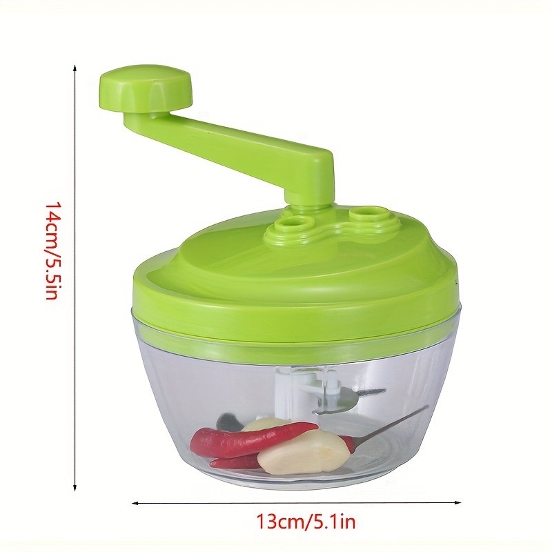 Hand-cranked vegetable cutter, variable-speed multi-functional household vegetable shredder, egg beater, blender, factory direct sales Specification image